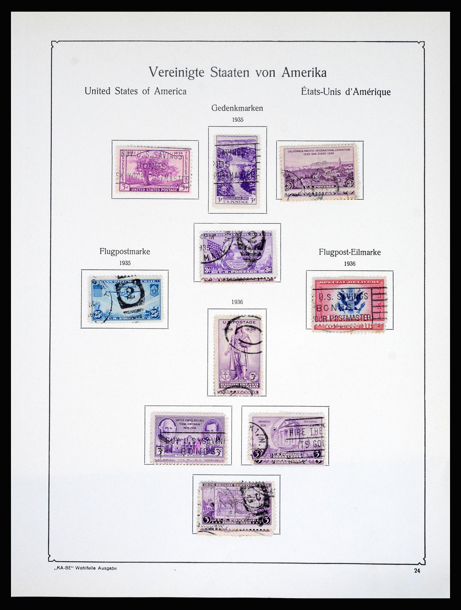 37132 031 - Postzegelverzameling 37132 USA 1851-1990.