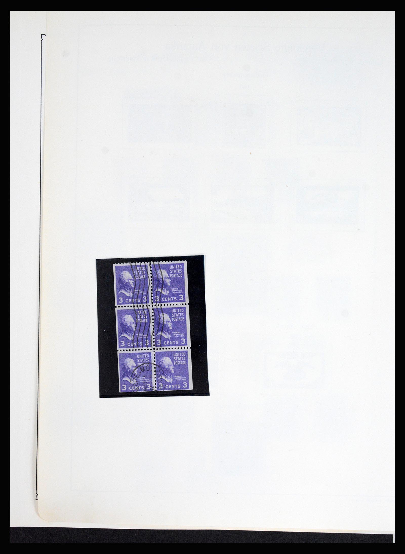 37132 037 - Postzegelverzameling 37132 USA 1851-1990.