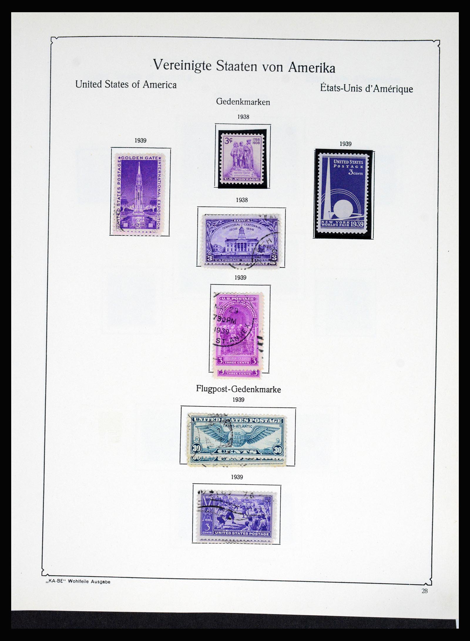 37132 039 - Postzegelverzameling 37132 USA 1851-1990.