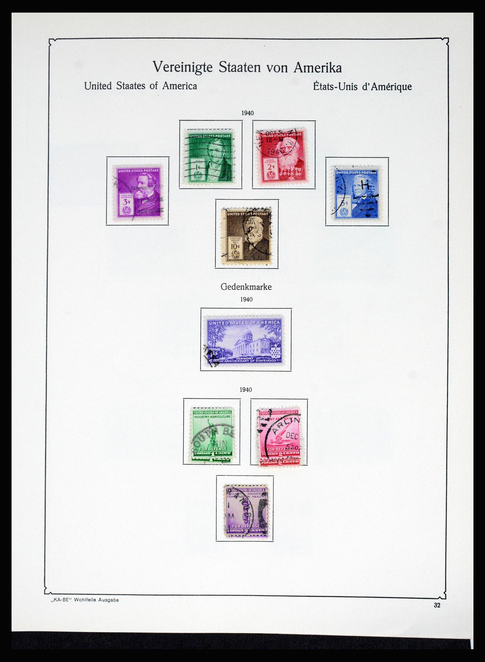 37132 043 - Postzegelverzameling 37132 USA 1851-1990.