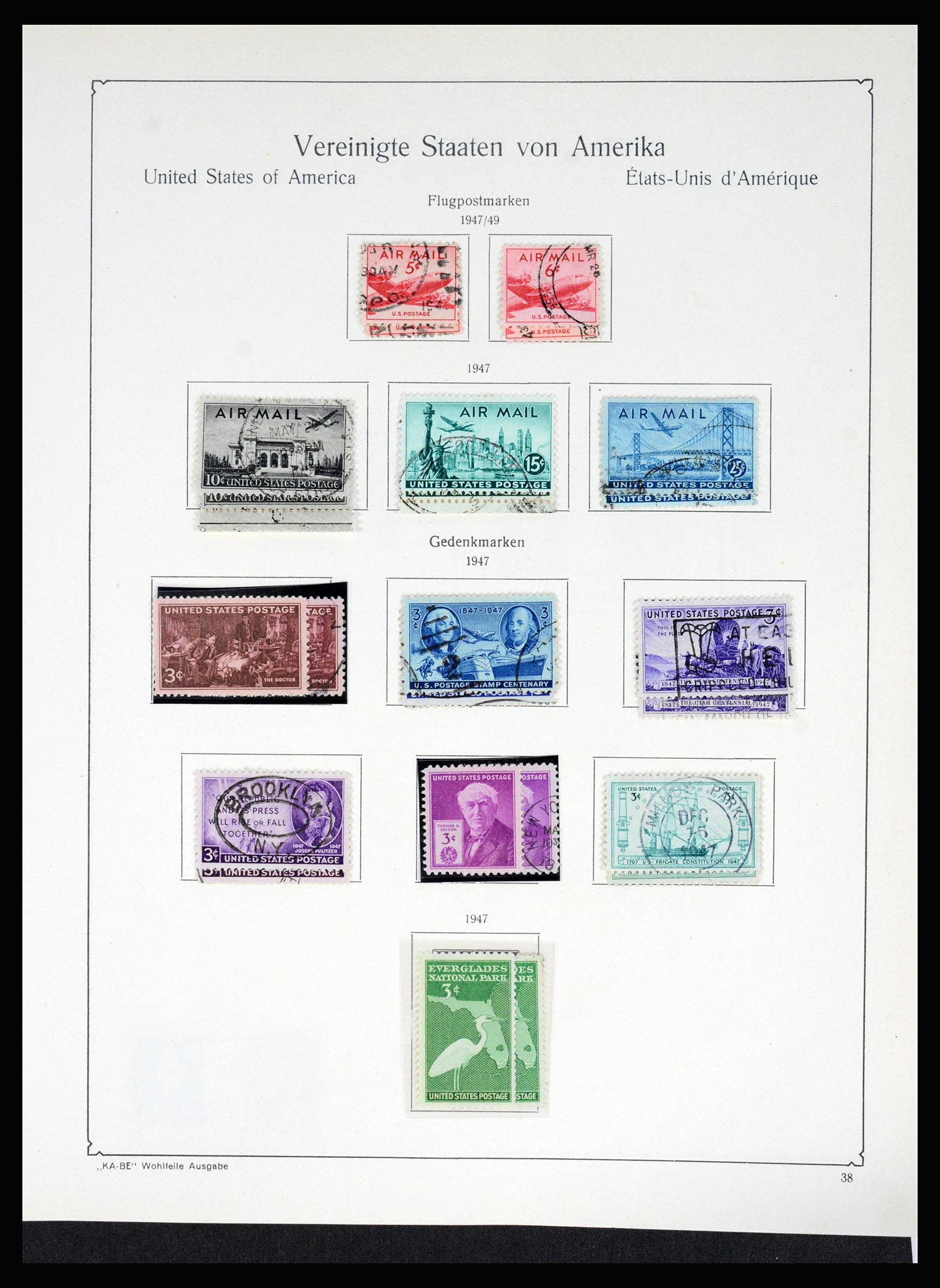 37132 050 - Postzegelverzameling 37132 USA 1851-1990.