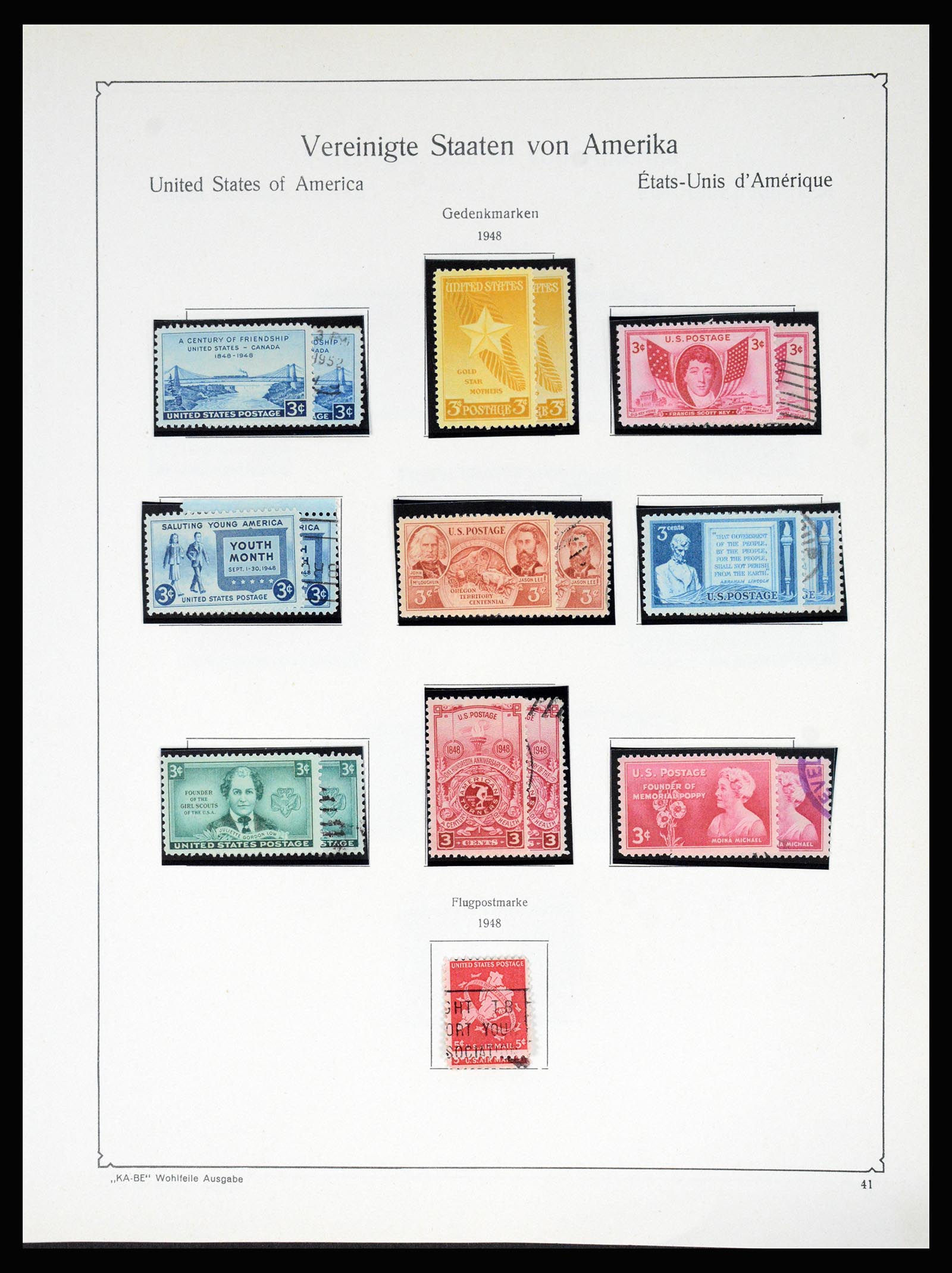 37132 053 - Postzegelverzameling 37132 USA 1851-1990.