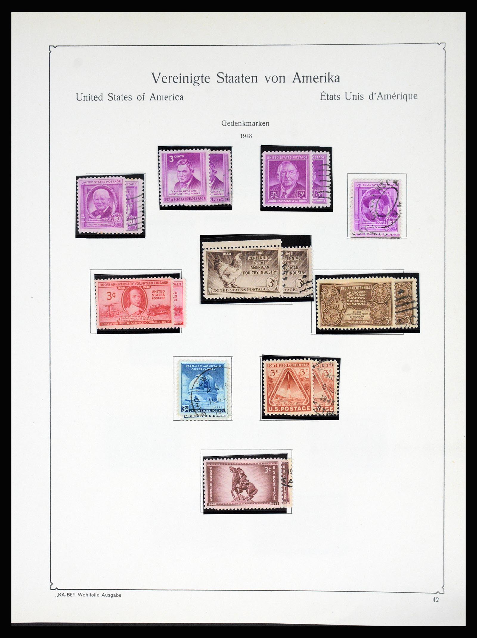 37132 054 - Postzegelverzameling 37132 USA 1851-1990.