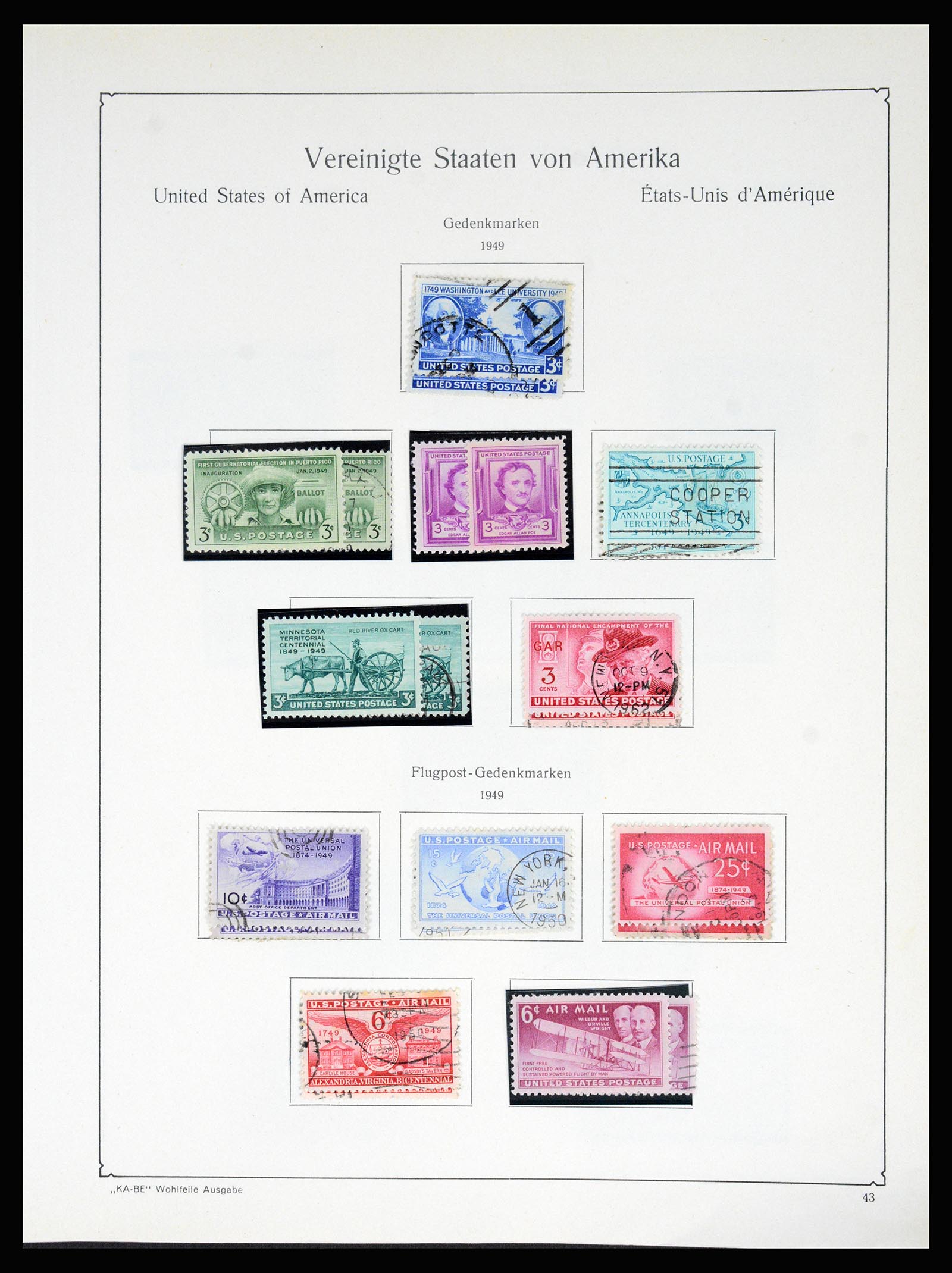 37132 055 - Postzegelverzameling 37132 USA 1851-1990.