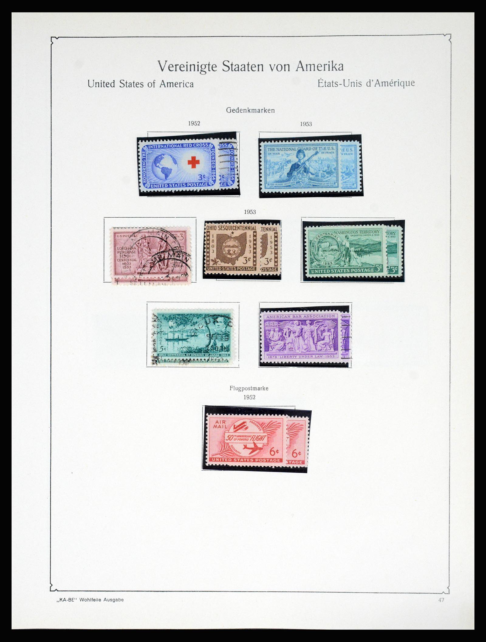 37132 059 - Postzegelverzameling 37132 USA 1851-1990.