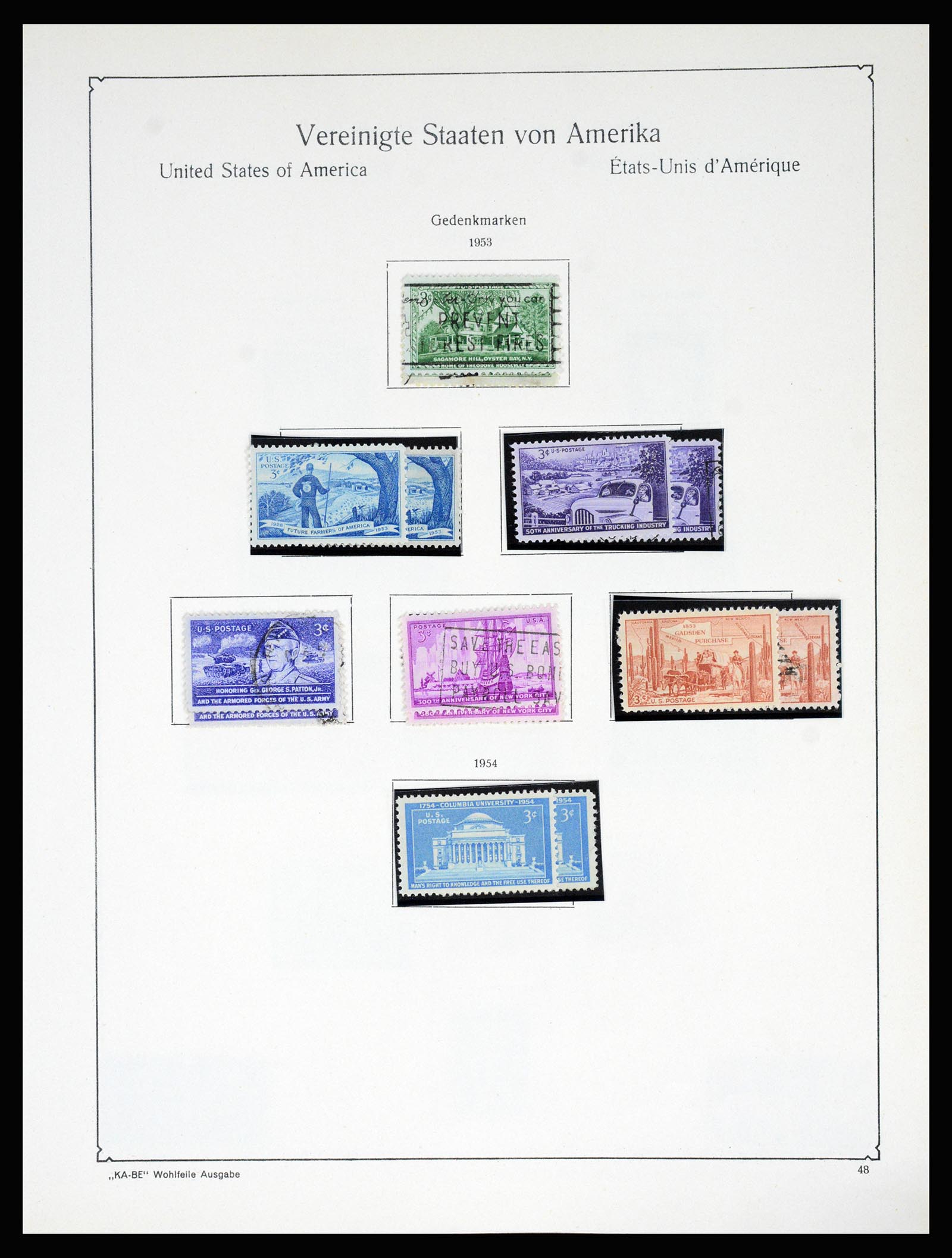 37132 060 - Postzegelverzameling 37132 USA 1851-1990.