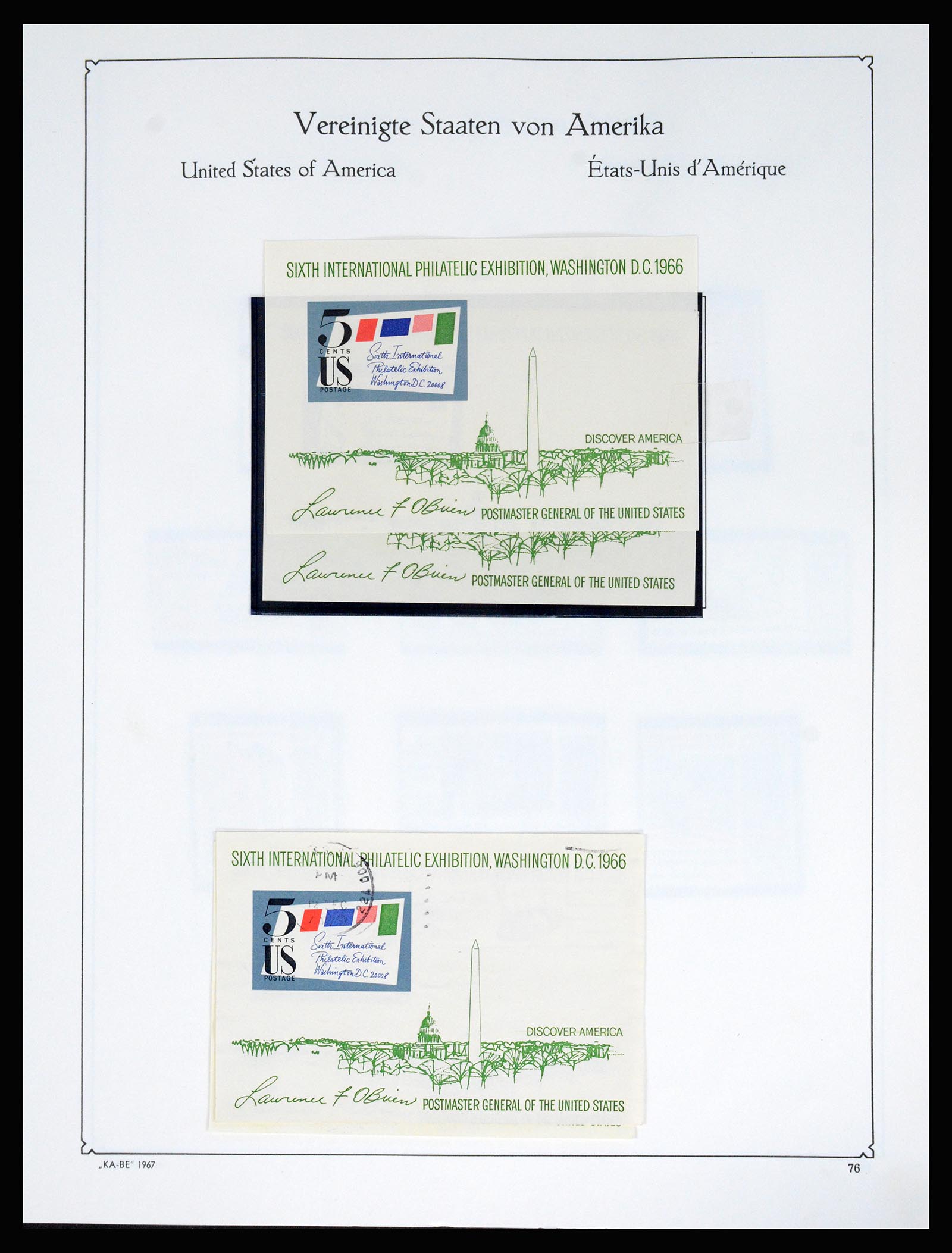 37132 095 - Postzegelverzameling 37132 USA 1851-1990.