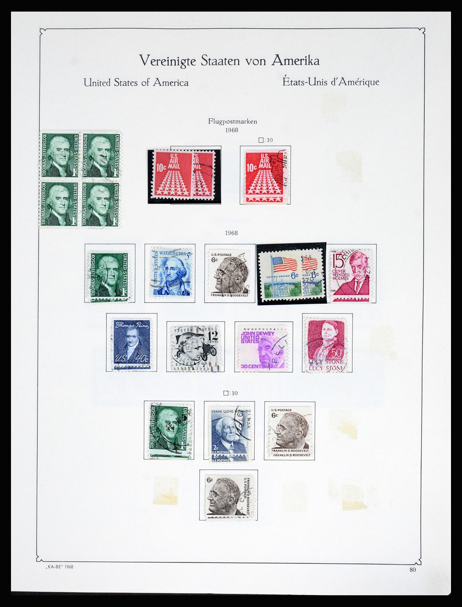 37132 099 - Postzegelverzameling 37132 USA 1851-1990.