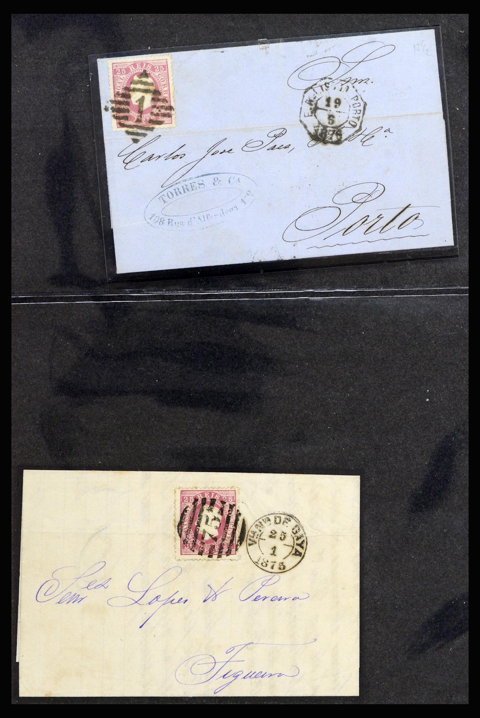 37133 057 - Postzegelverzameling 37133 Portugal 1853-1893.