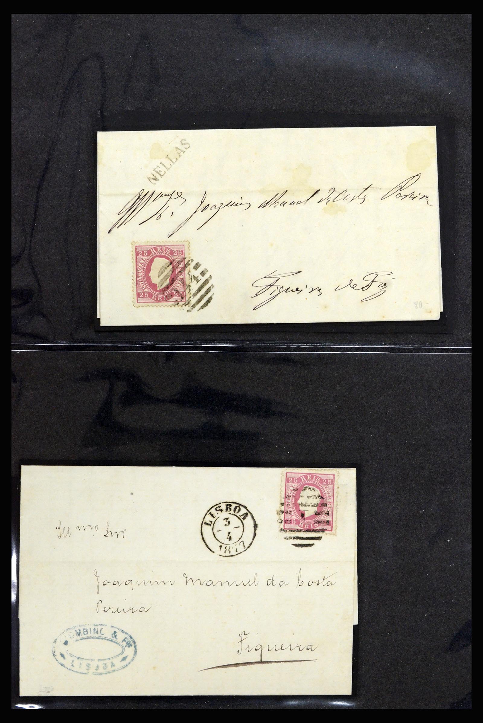 37133 058 - Postzegelverzameling 37133 Portugal 1853-1893.