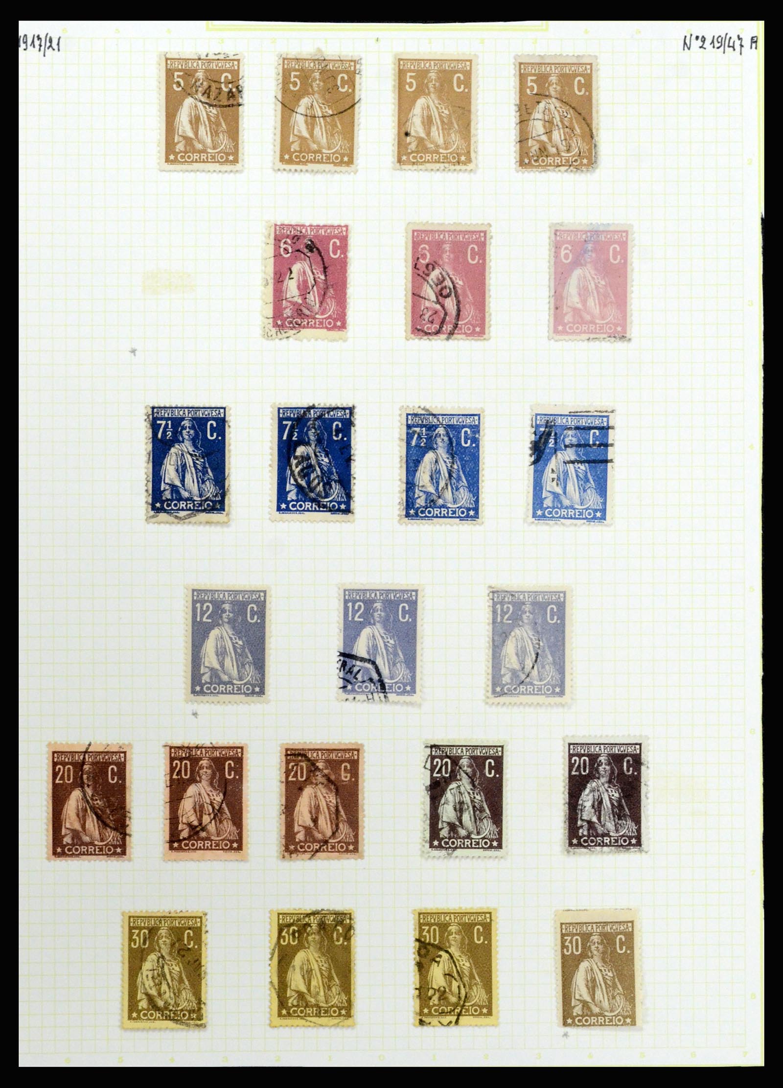 37133 060 - Postzegelverzameling 37133 Portugal 1853-1893.