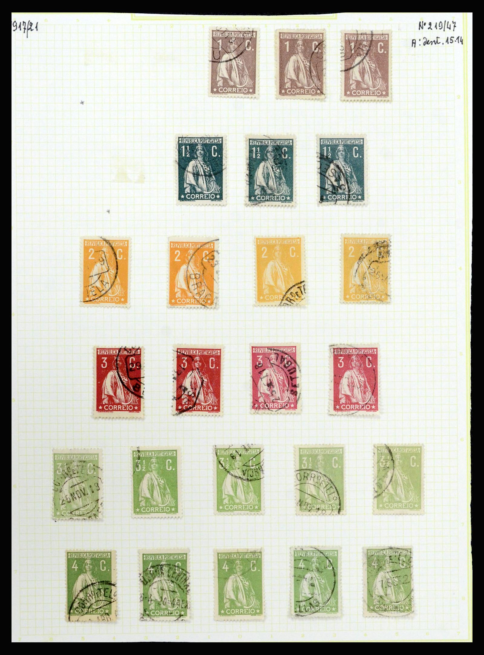 37133 061 - Postzegelverzameling 37133 Portugal 1853-1893.