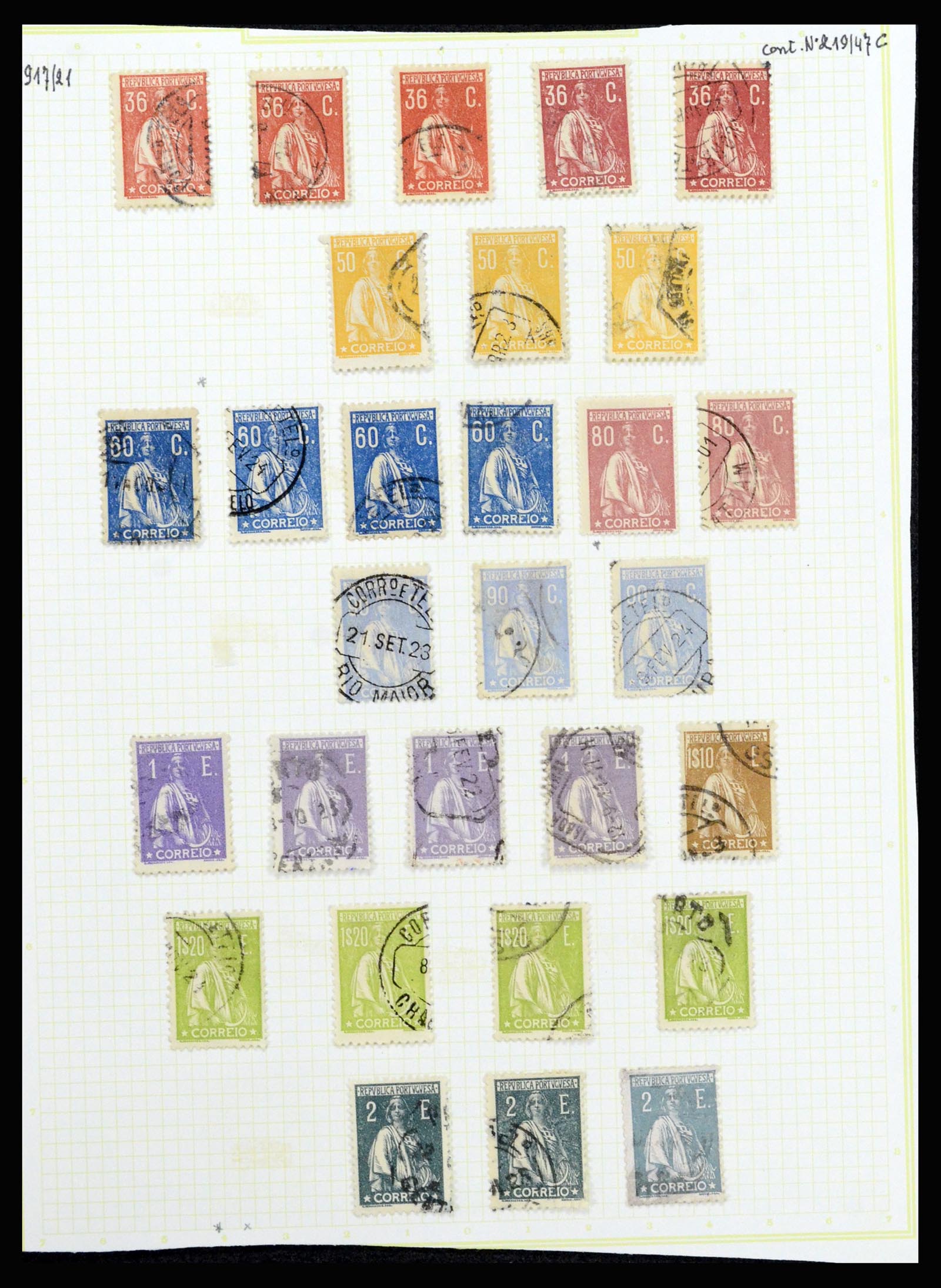 37133 064 - Postzegelverzameling 37133 Portugal 1853-1893.