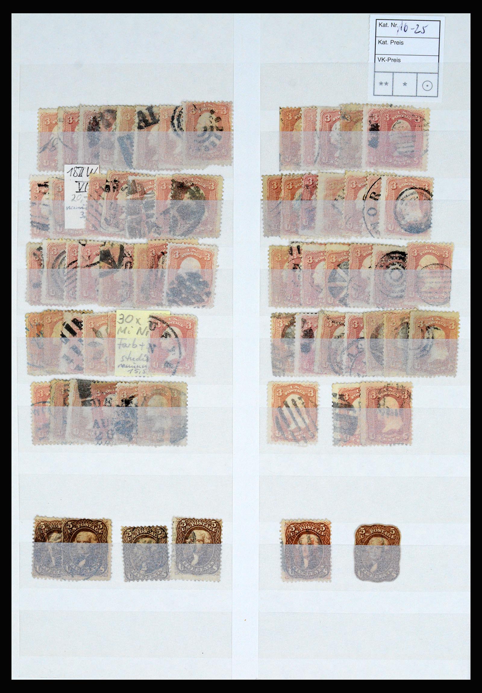 37134 001 - Postzegelverzameling 37134 USA 1861-1965.