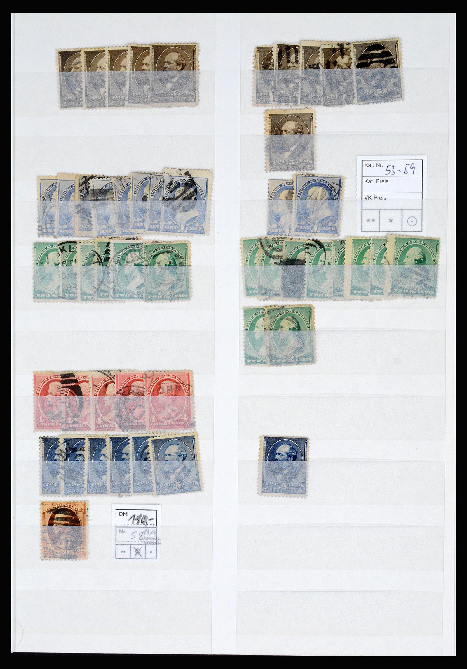 37134 008 - Postzegelverzameling 37134 USA 1861-1965.