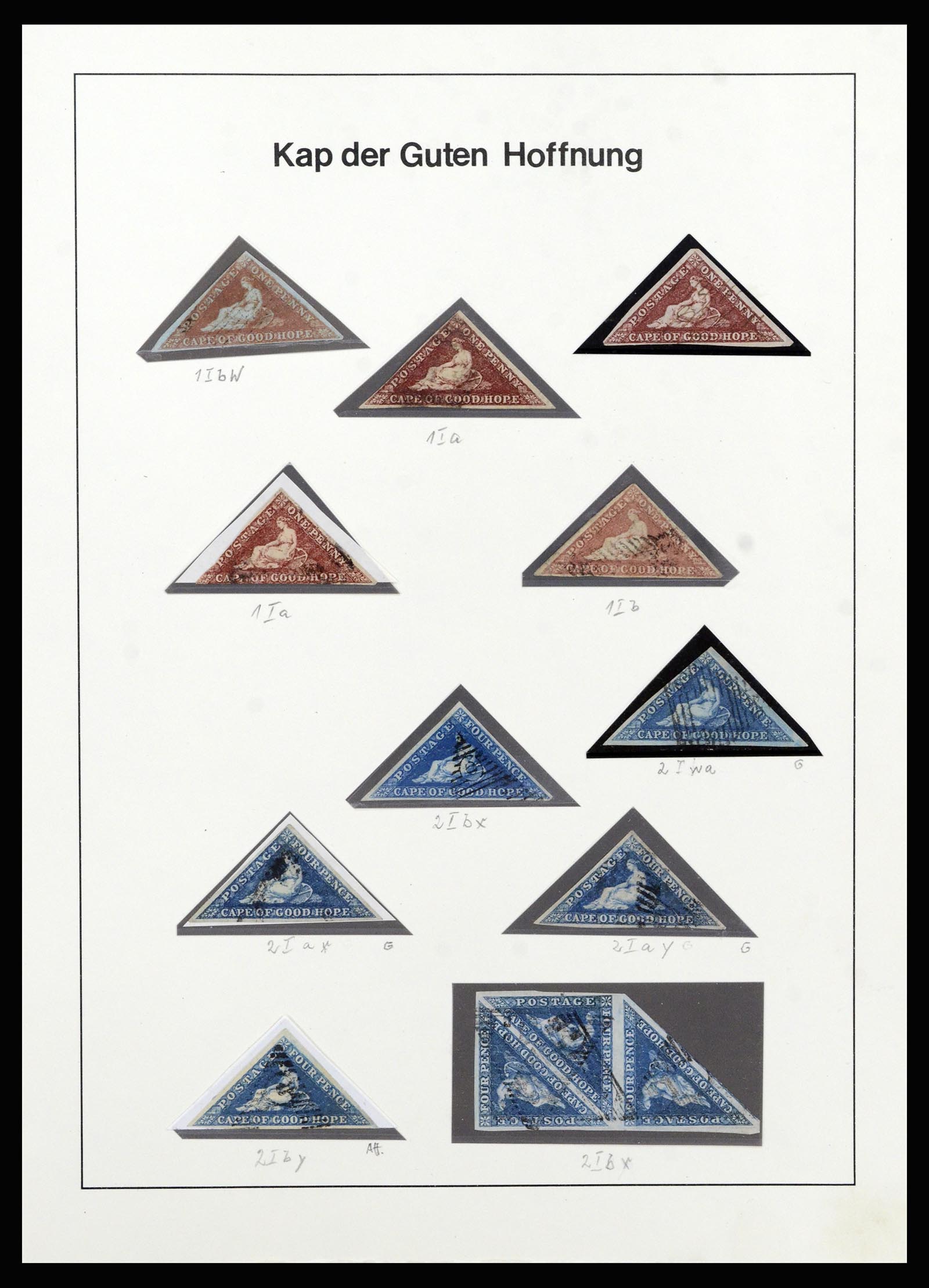37135 002 - Postzegelverzameling 37135 Zuid Afrikaanse Staten 1853-1909.