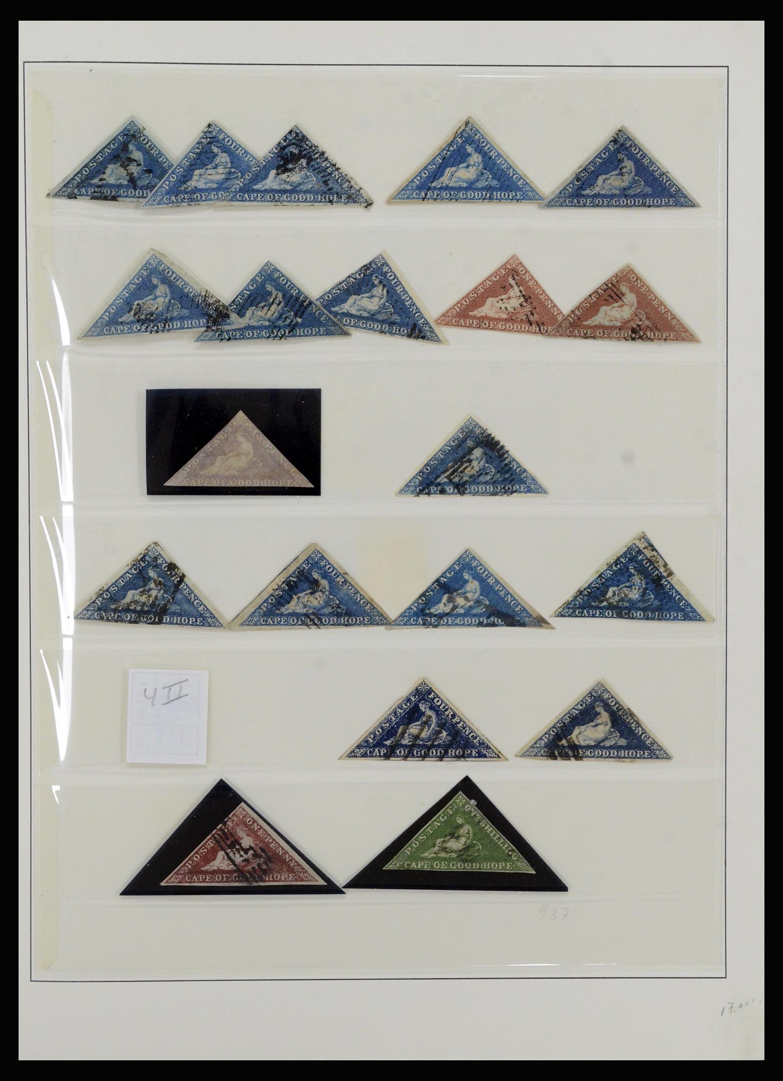 37135 007 - Stamp collection 37135 South African States 1853-1909.