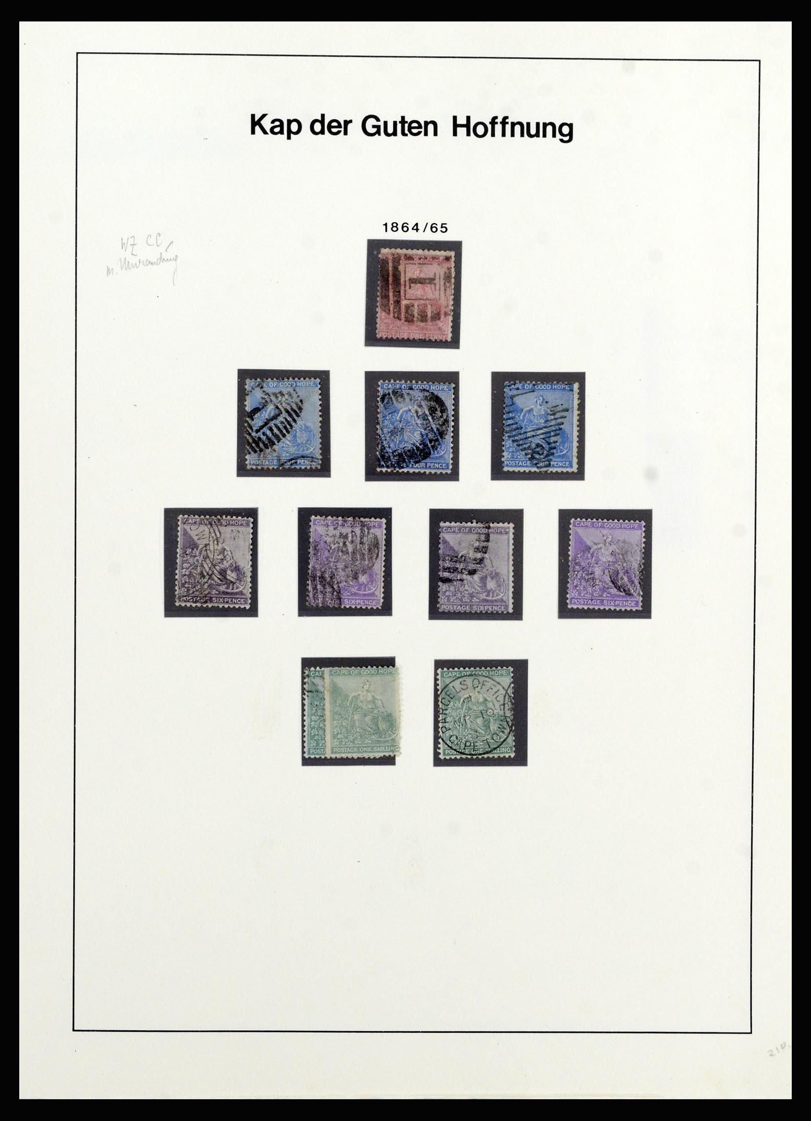 37135 008 - Postzegelverzameling 37135 Zuid Afrikaanse Staten 1853-1909.