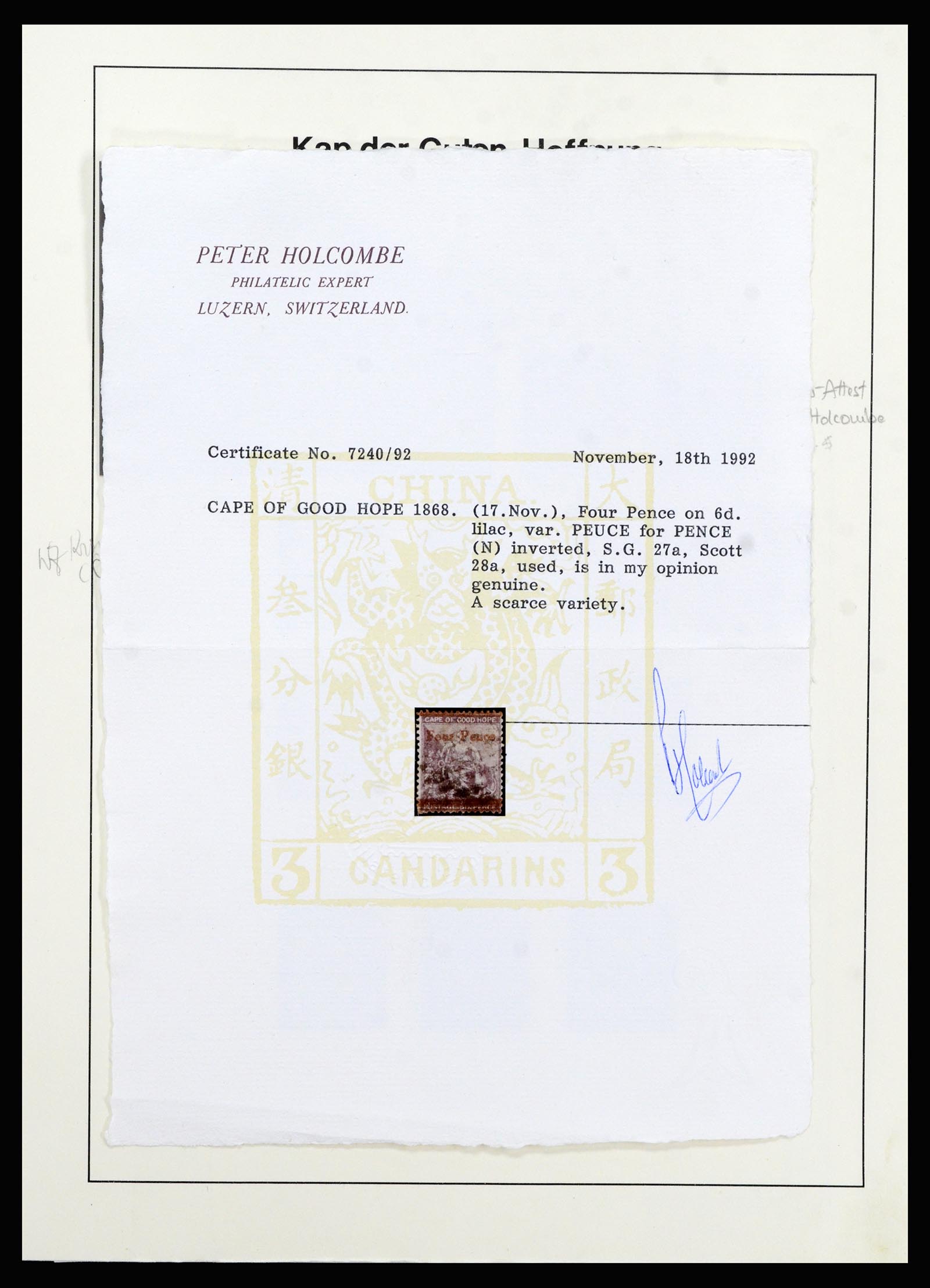 37135 009 - Postzegelverzameling 37135 Zuid Afrikaanse Staten 1853-1909.