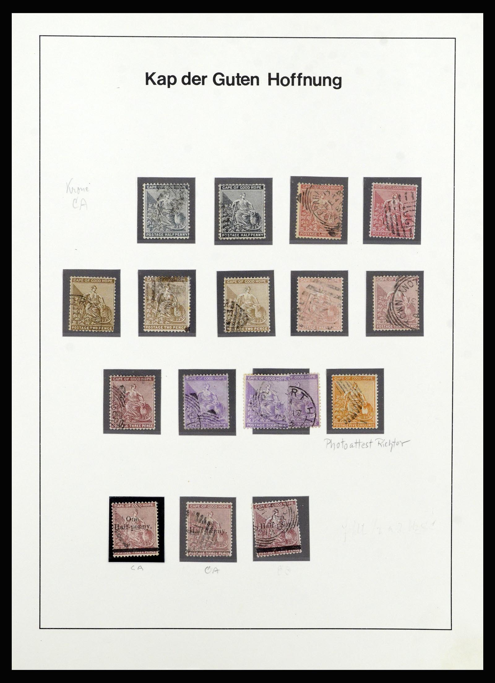 37135 015 - Postzegelverzameling 37135 Zuid Afrikaanse Staten 1853-1909.