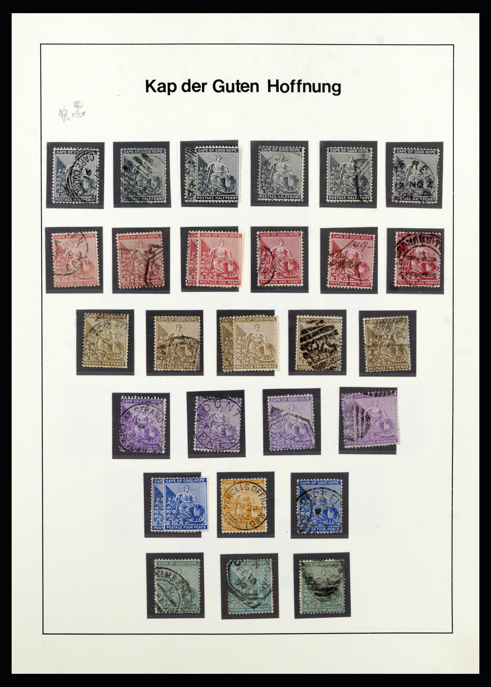 37135 016 - Postzegelverzameling 37135 Zuid Afrikaanse Staten 1853-1909.
