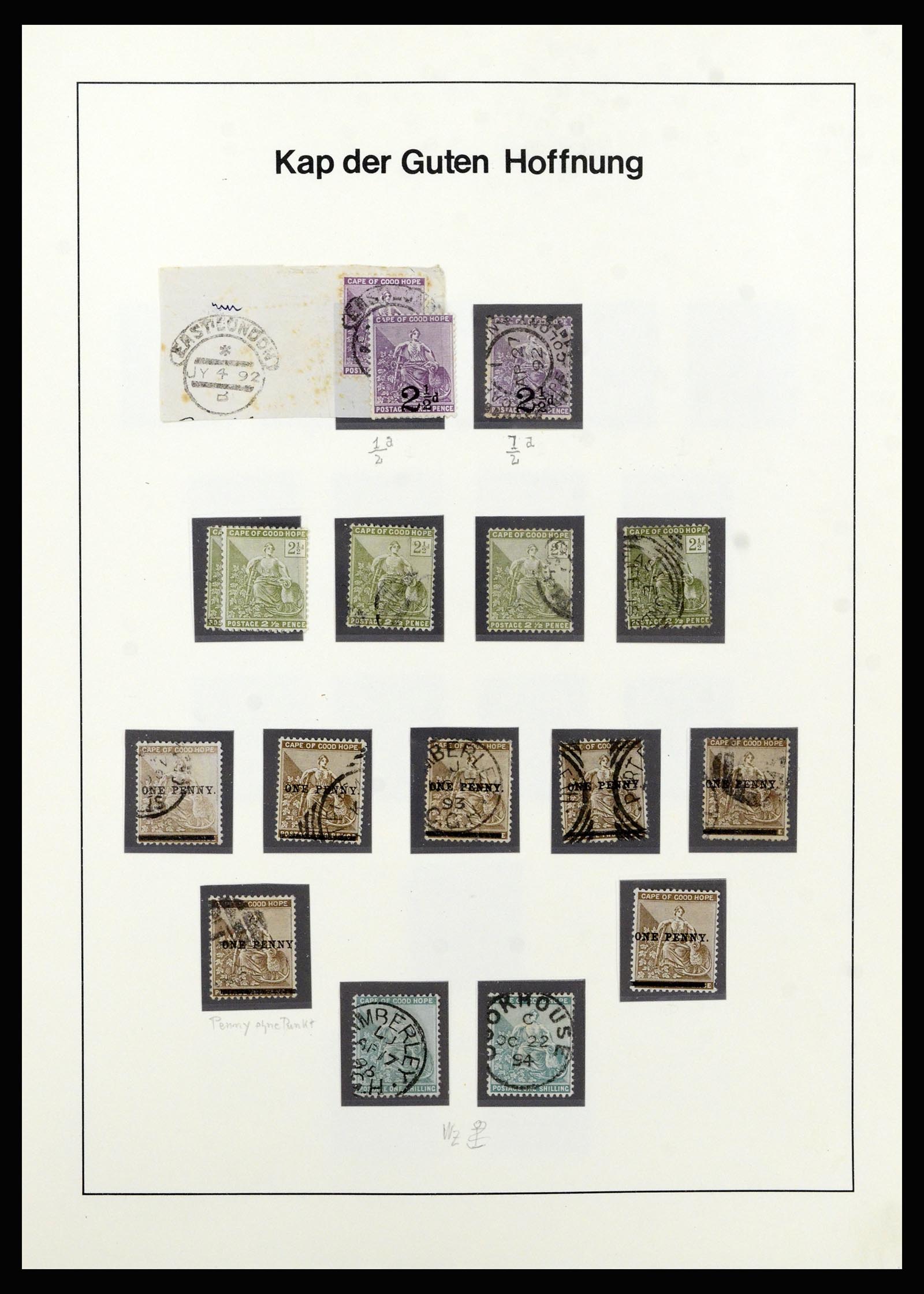 37135 017 - Postzegelverzameling 37135 Zuid Afrikaanse Staten 1853-1909.