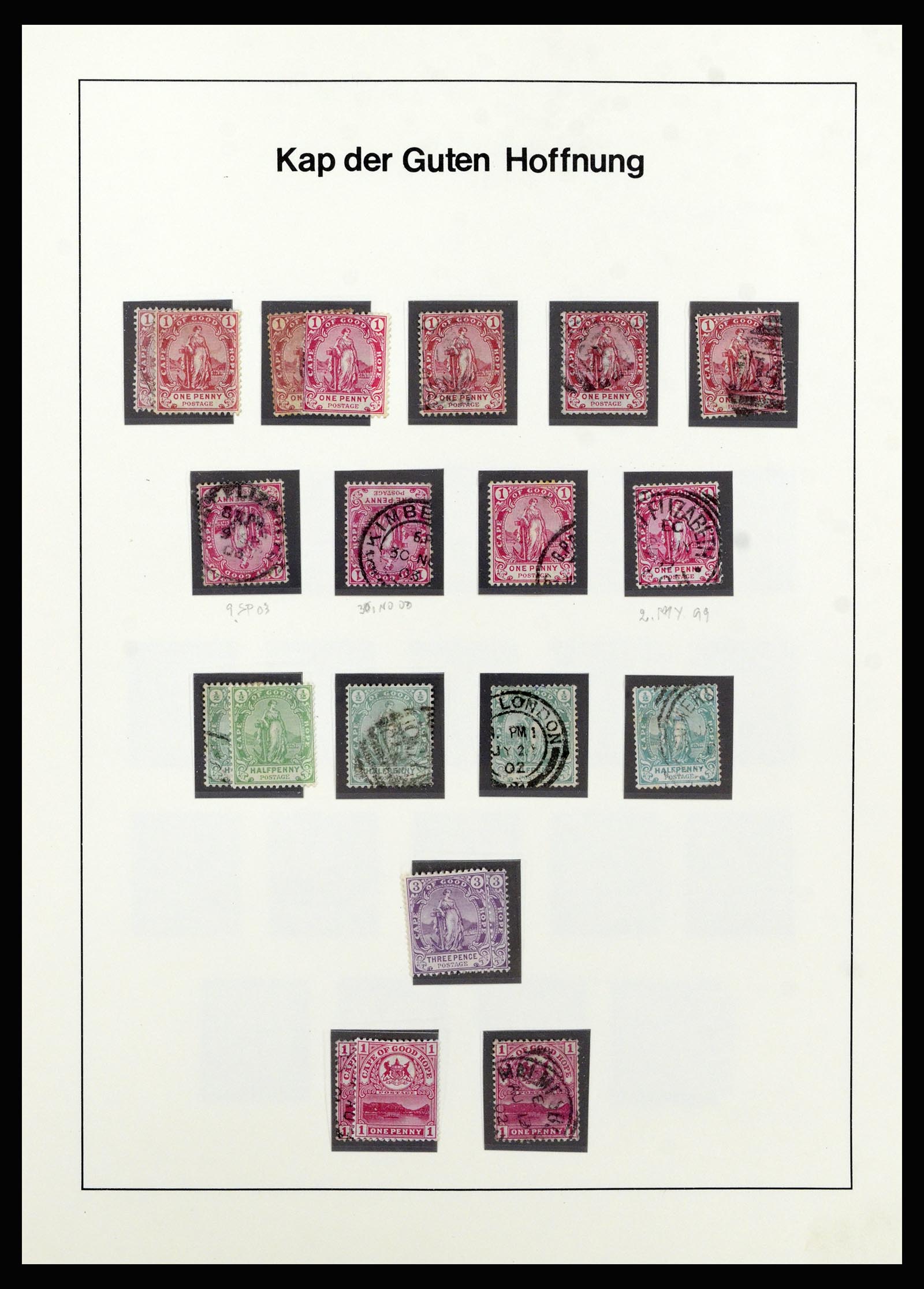 37135 018 - Postzegelverzameling 37135 Zuid Afrikaanse Staten 1853-1909.