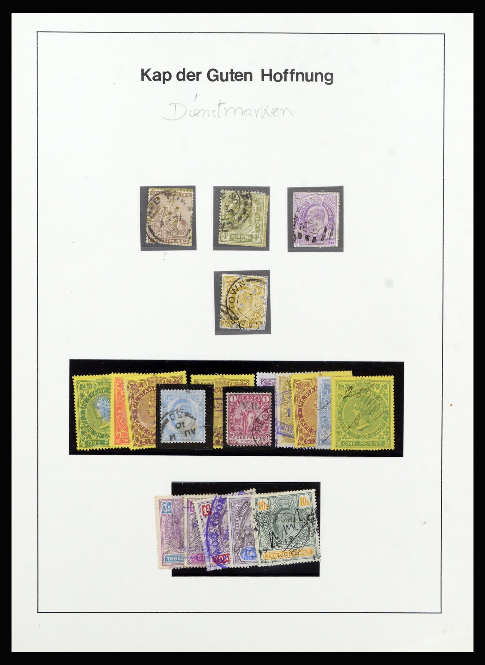 37135 021 - Postzegelverzameling 37135 Zuid Afrikaanse Staten 1853-1909.