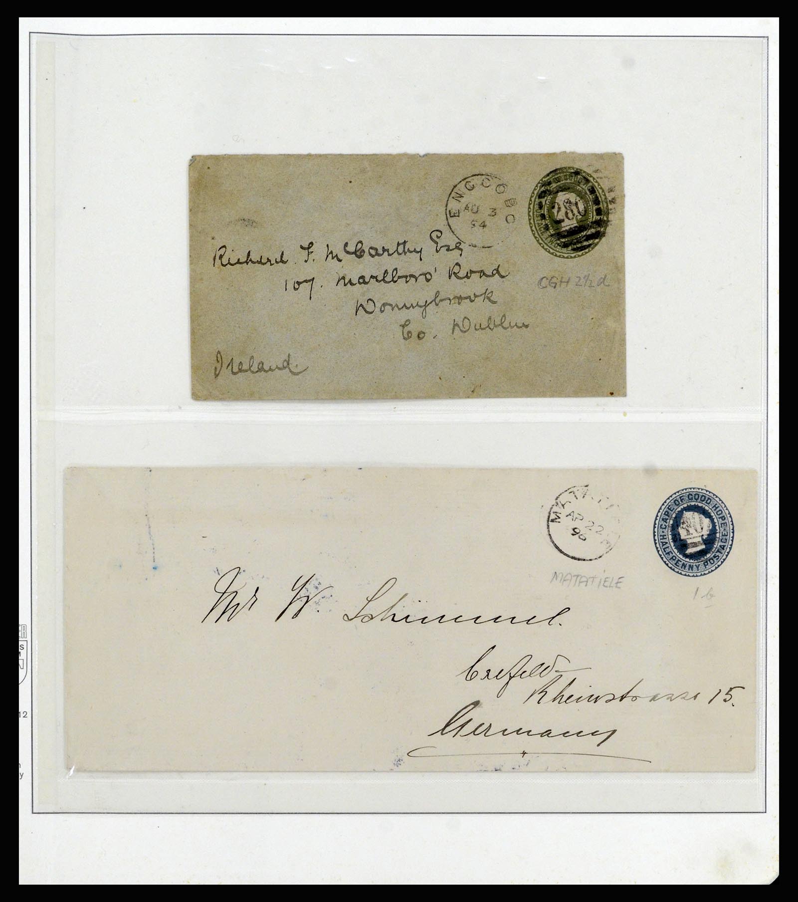37135 040 - Postzegelverzameling 37135 Zuid Afrikaanse Staten 1853-1909.