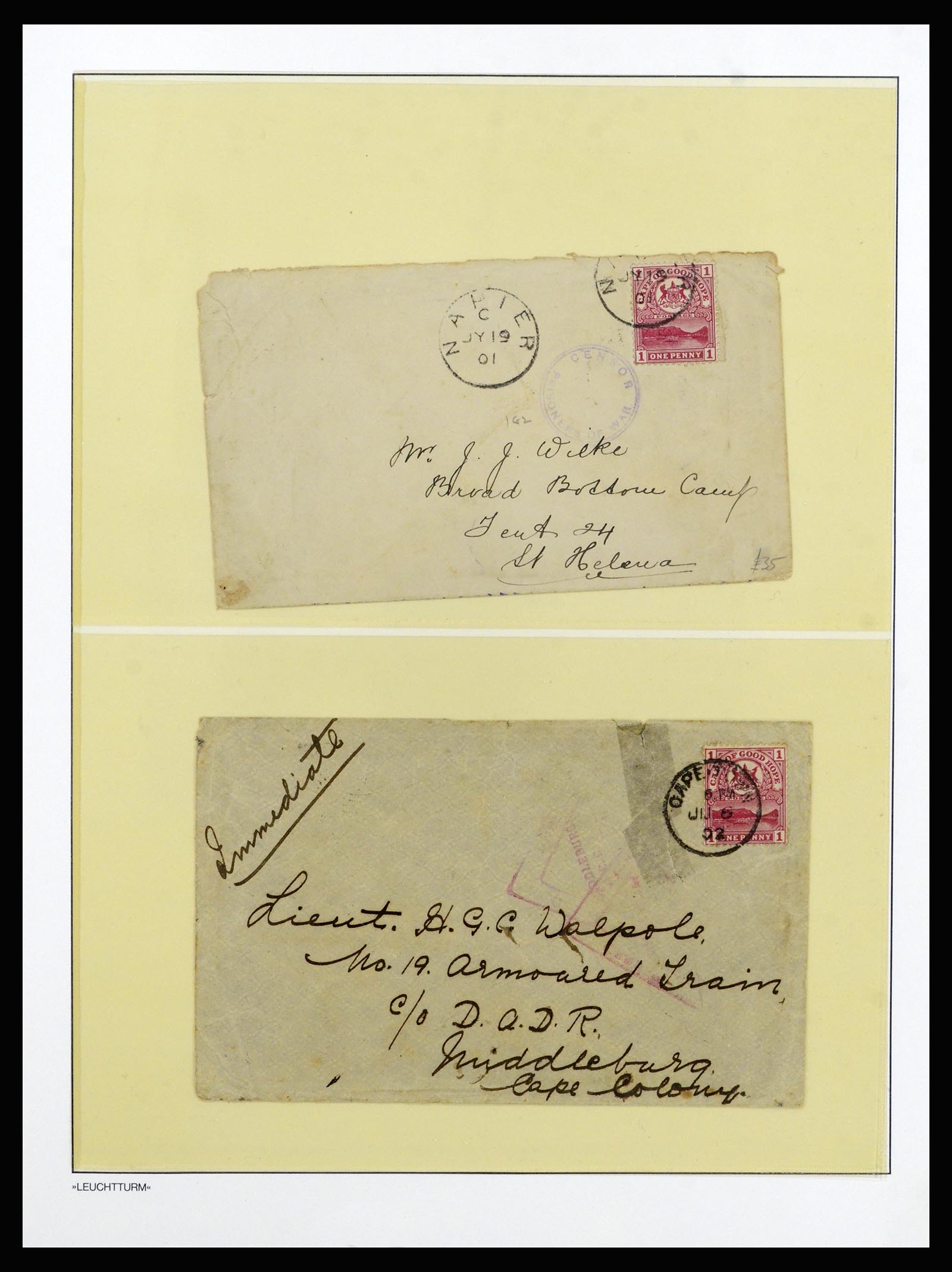37135 043 - Postzegelverzameling 37135 Zuid Afrikaanse Staten 1853-1909.