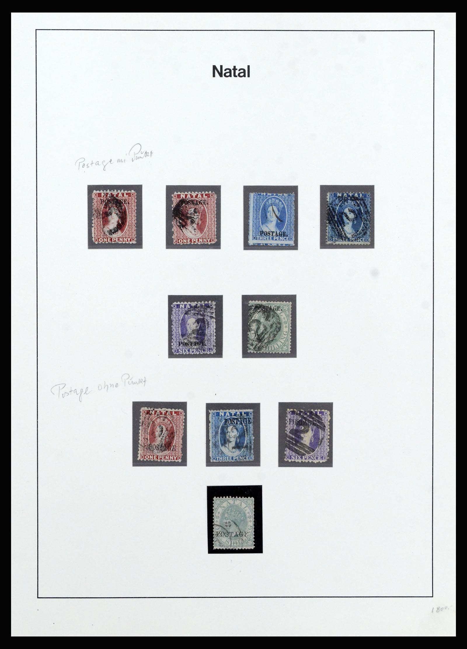 37135 052 - Postzegelverzameling 37135 Zuid Afrikaanse Staten 1853-1909.