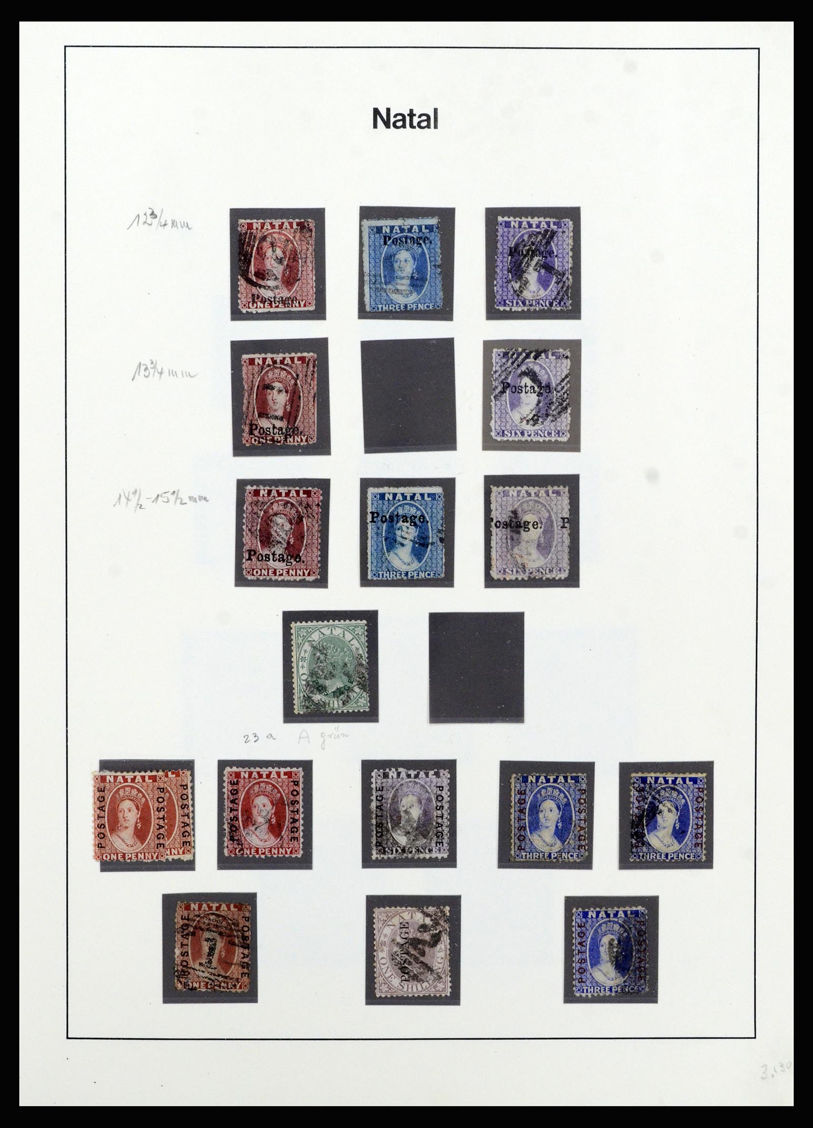 37135 053 - Postzegelverzameling 37135 Zuid Afrikaanse Staten 1853-1909.