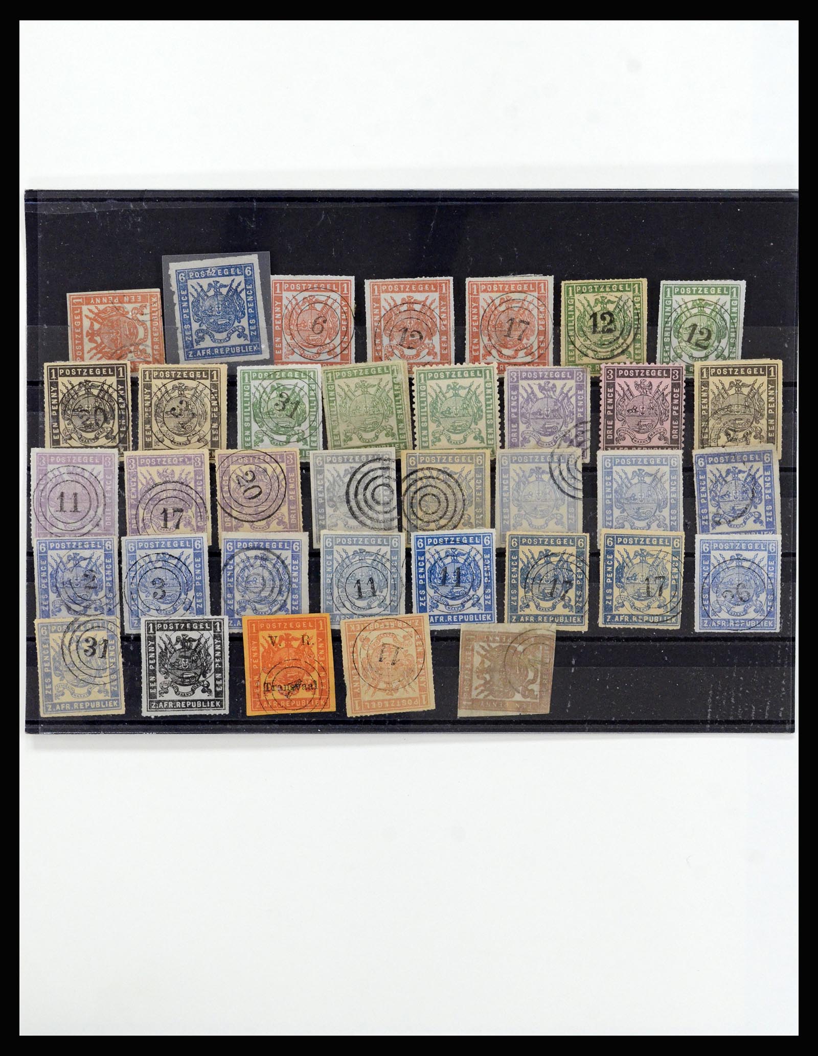 37135 066 - Stamp collection 37135 South African States 1853-1909.