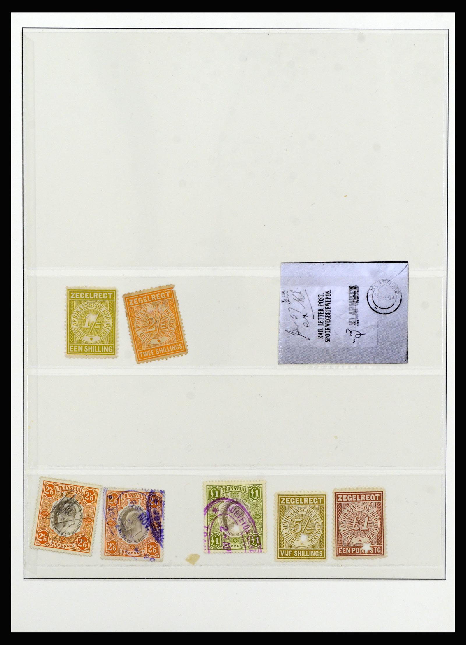 37135 087 - Postzegelverzameling 37135 Zuid Afrikaanse Staten 1853-1909.
