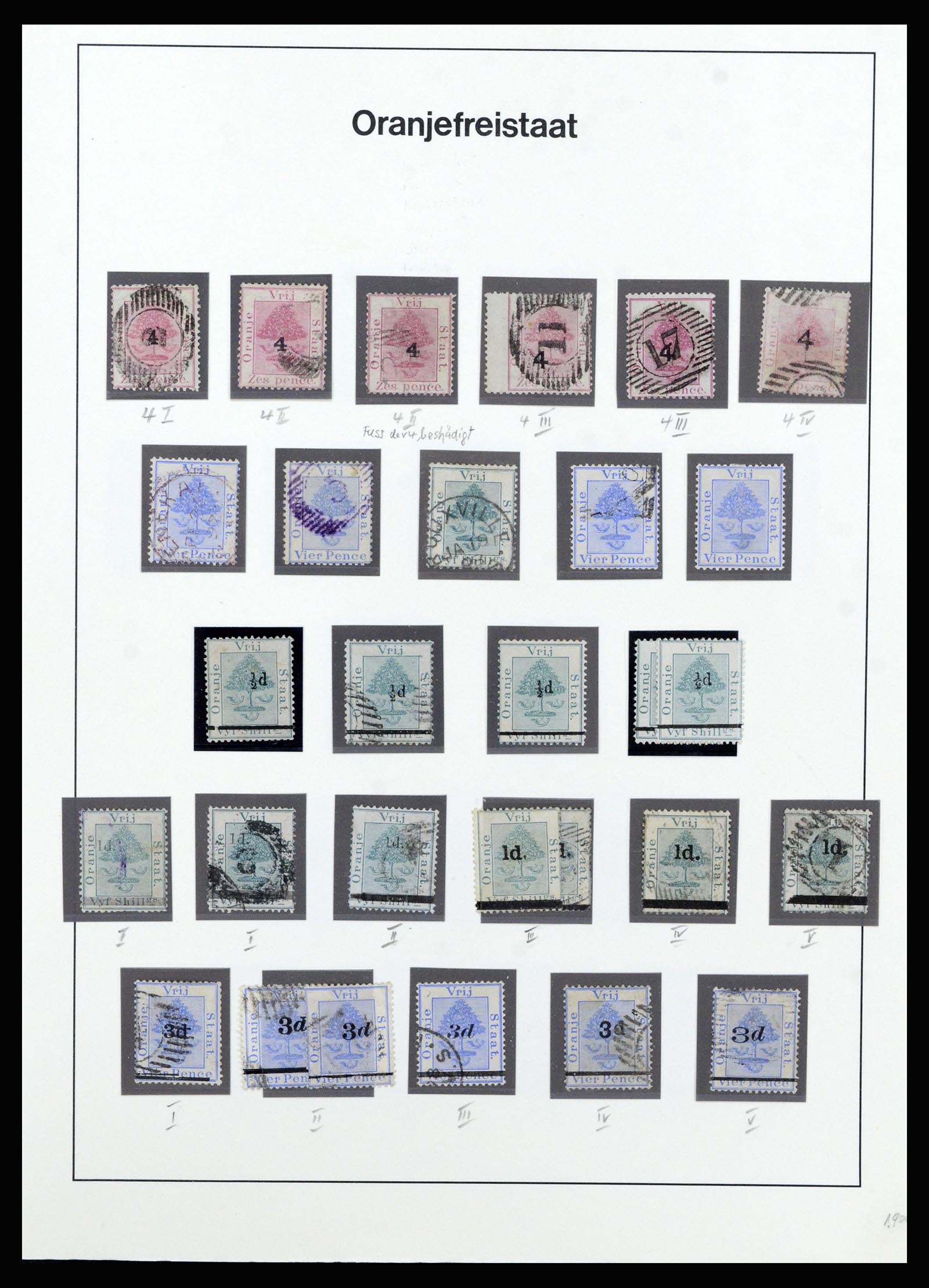37135 089 - Postzegelverzameling 37135 Zuid Afrikaanse Staten 1853-1909.