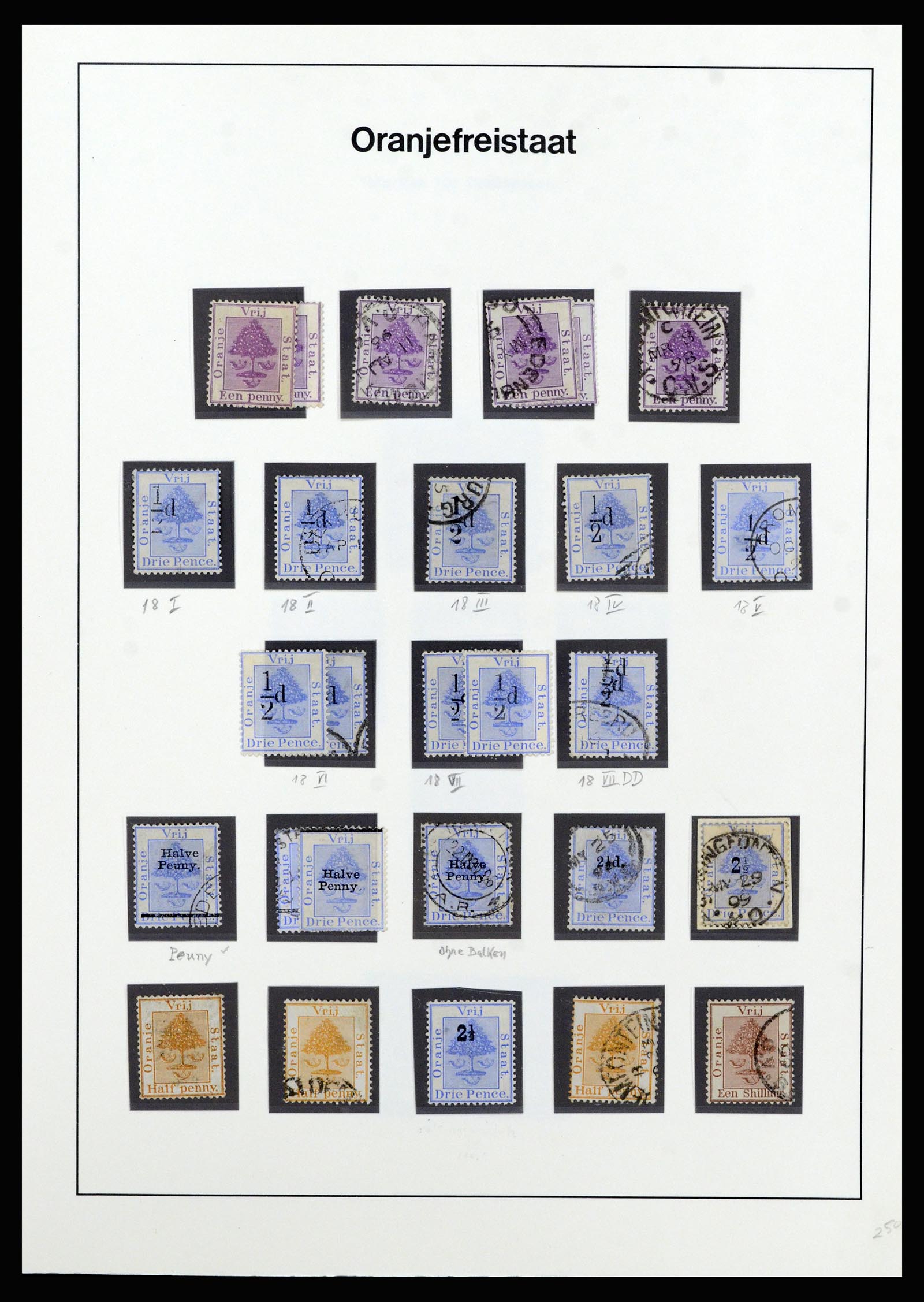 37135 091 - Postzegelverzameling 37135 Zuid Afrikaanse Staten 1853-1909.