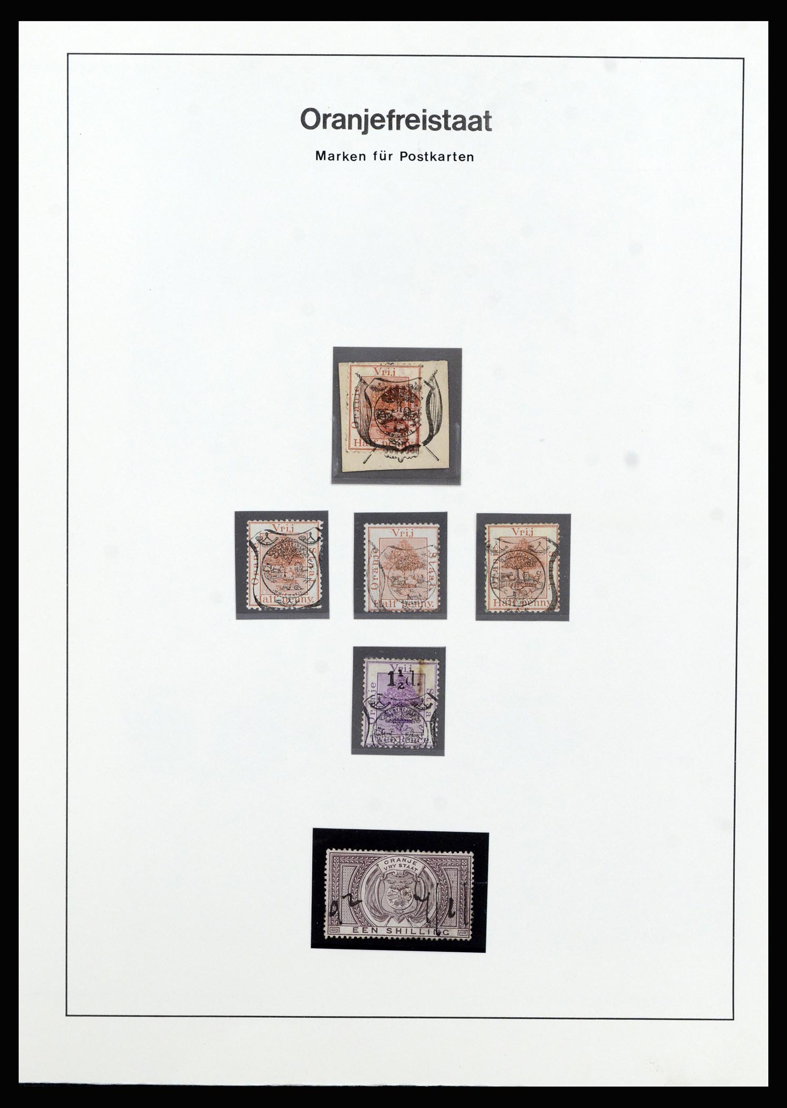 37135 092 - Postzegelverzameling 37135 Zuid Afrikaanse Staten 1853-1909.
