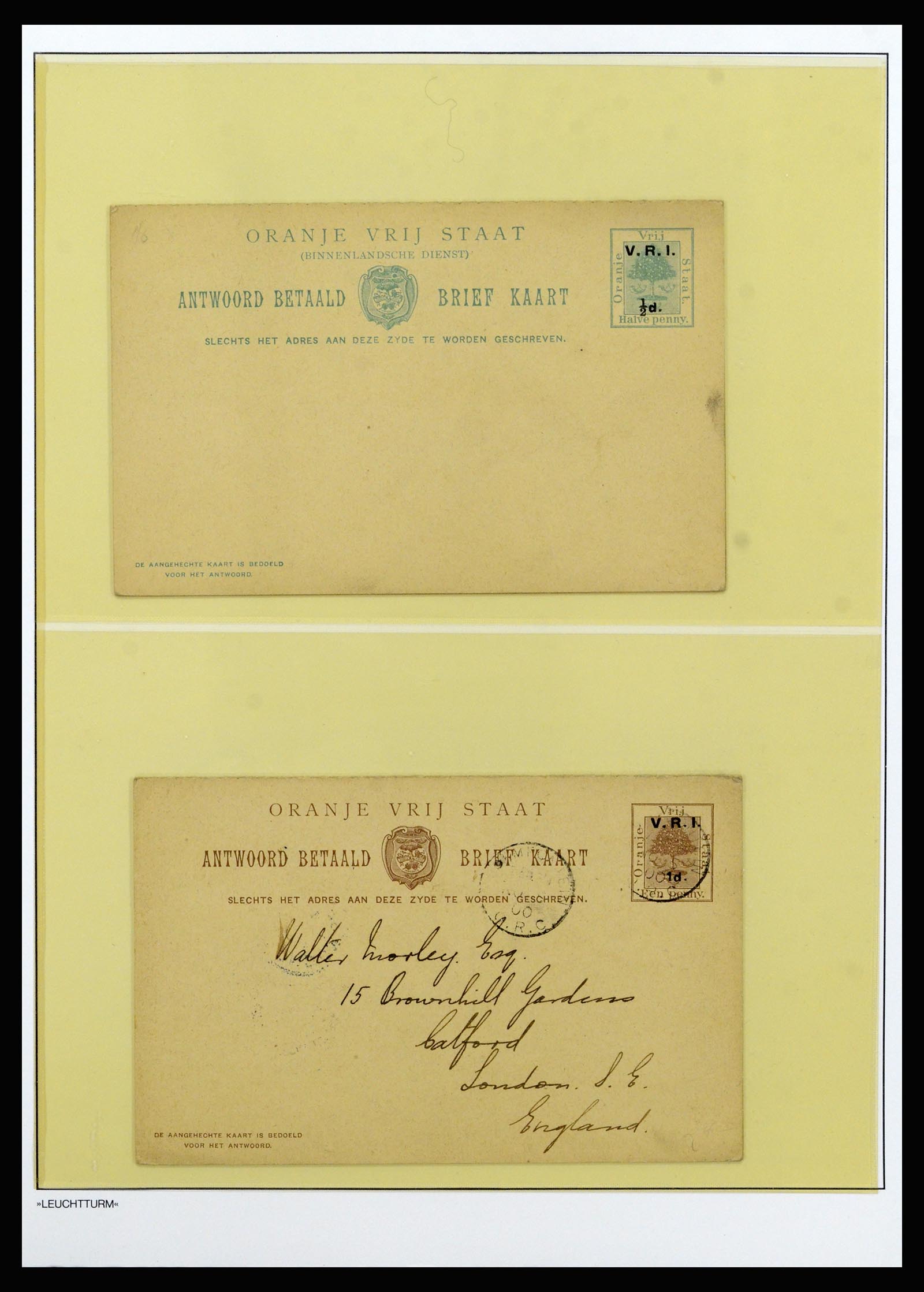 37135 095 - Postzegelverzameling 37135 Zuid Afrikaanse Staten 1853-1909.