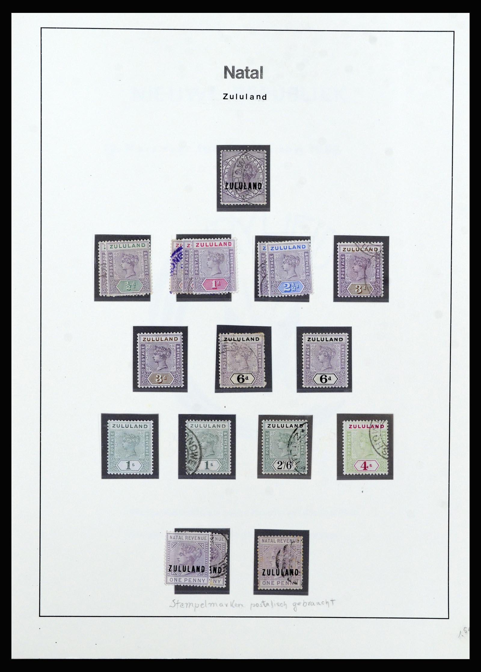 37135 108 - Postzegelverzameling 37135 Zuid Afrikaanse Staten 1853-1909.