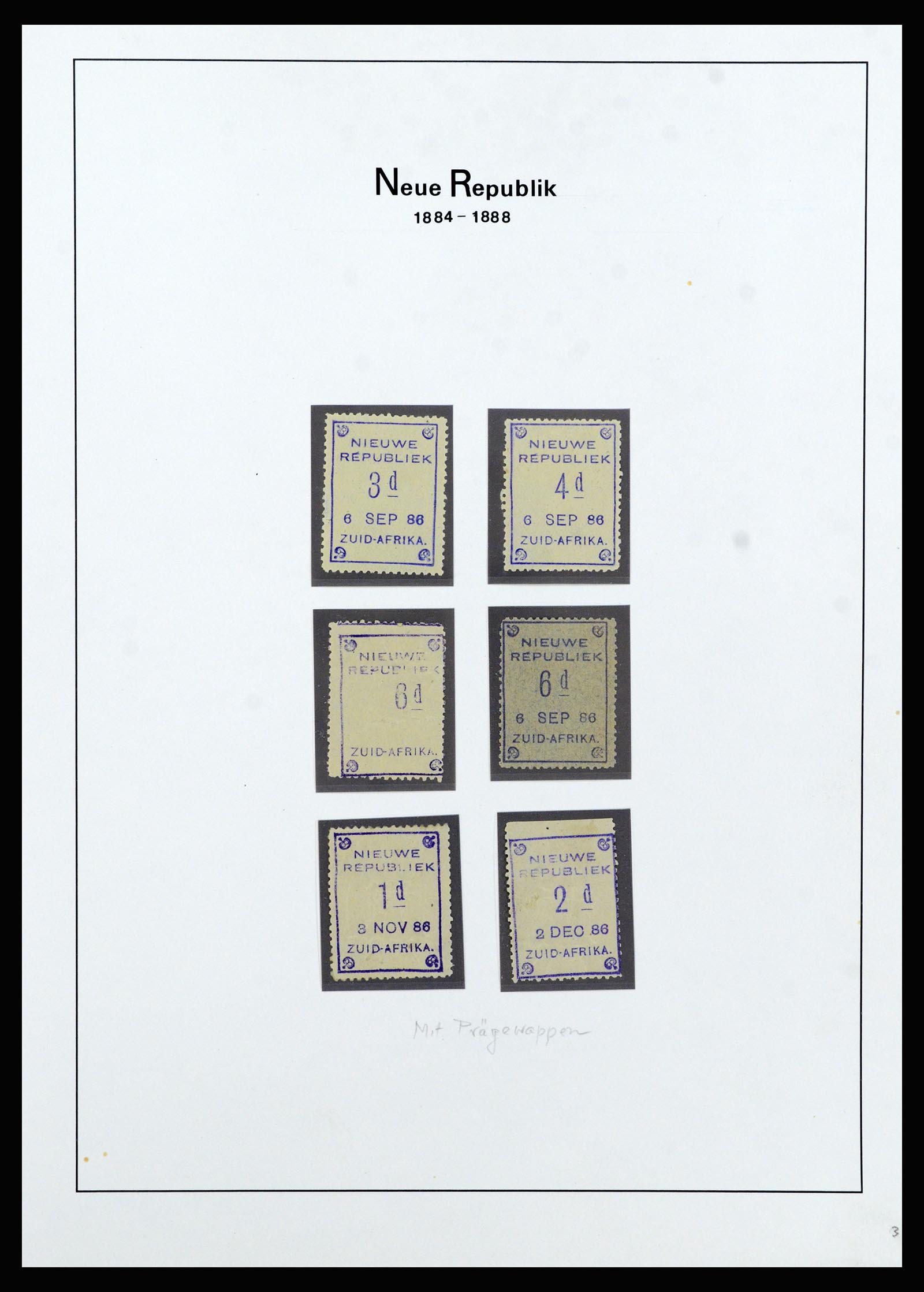 37135 109 - Postzegelverzameling 37135 Zuid Afrikaanse Staten 1853-1909.