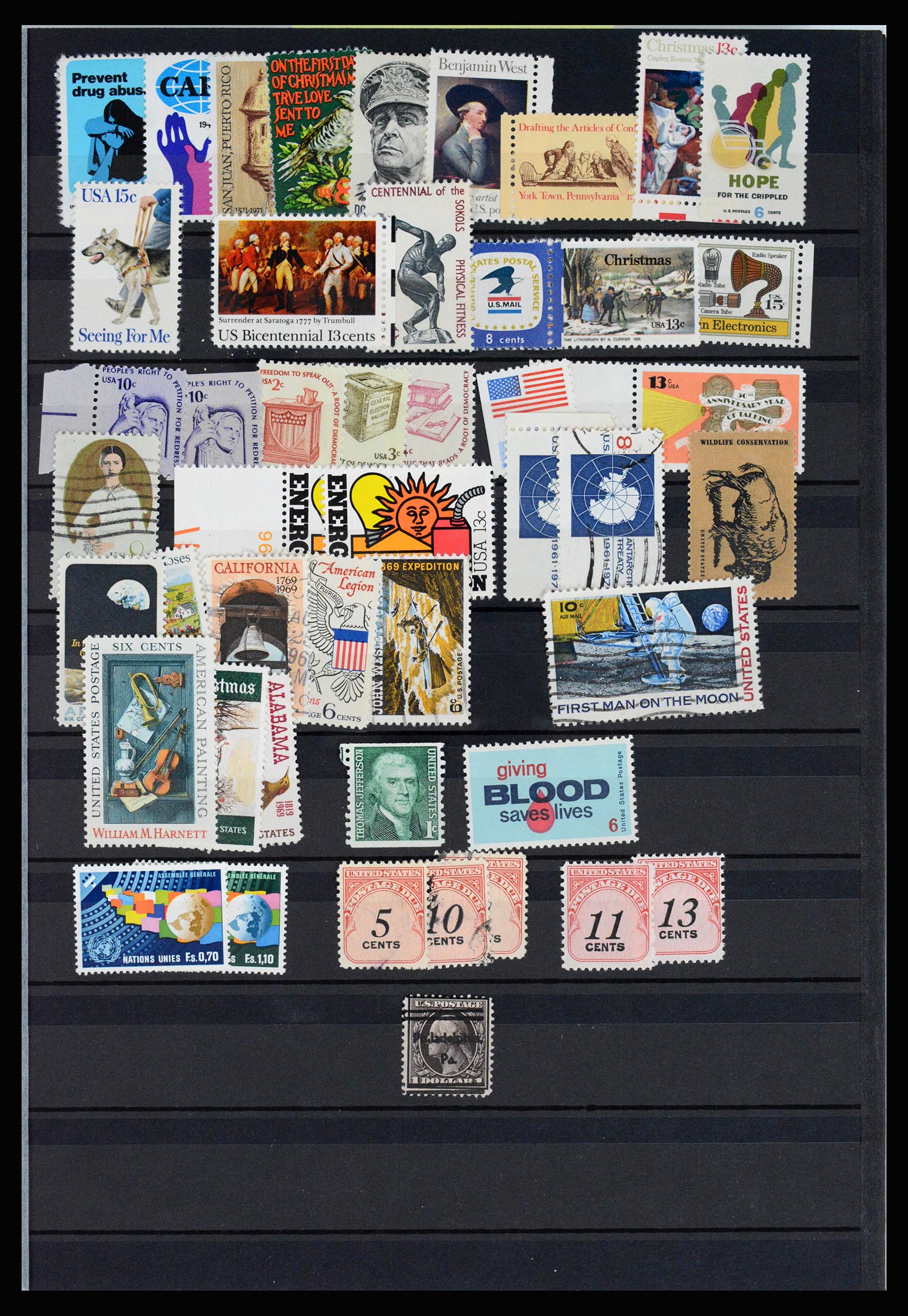 37136 006 - Postzegelverzameling 37136 USA 1847-1960.