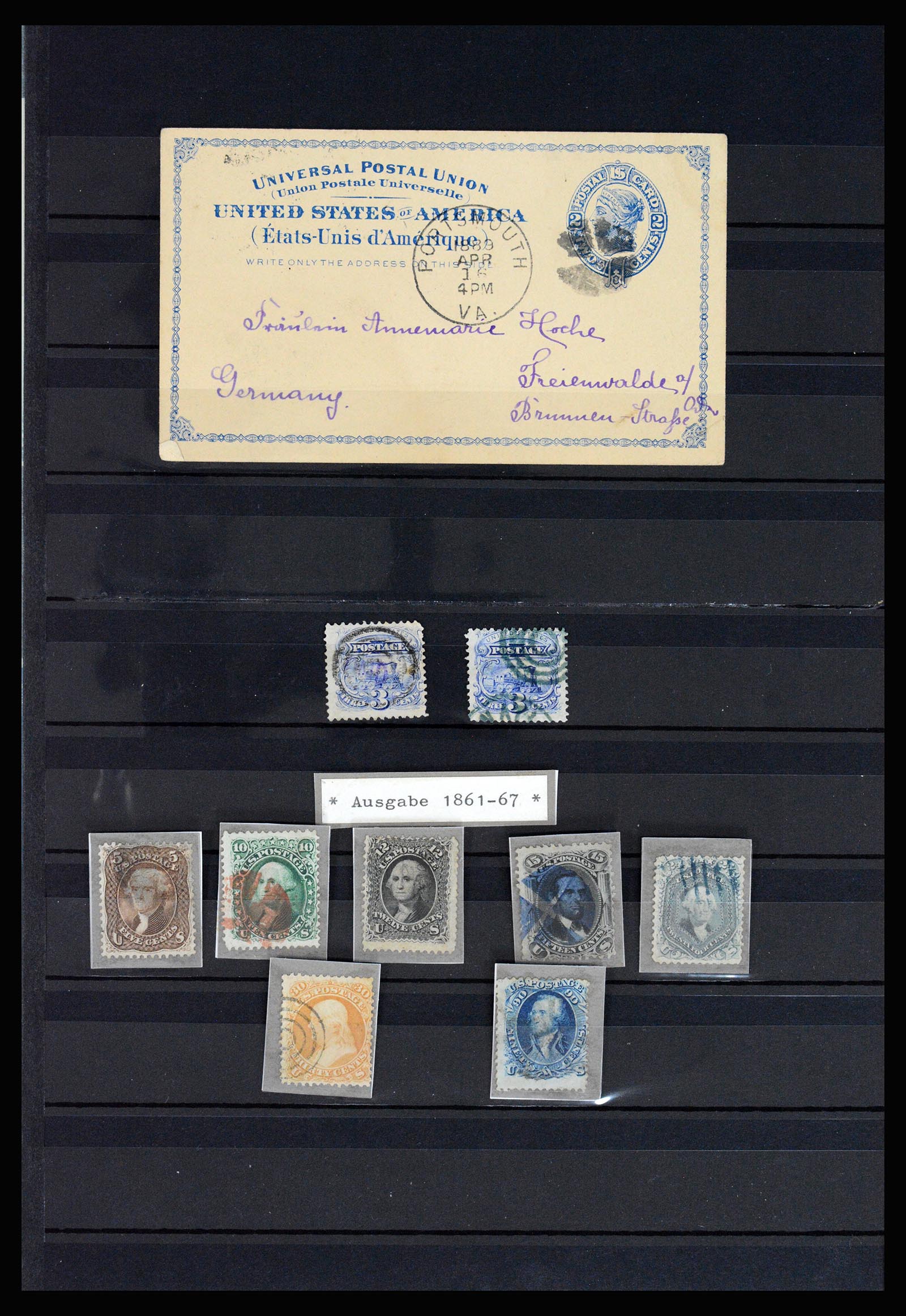 37136 007 - Postzegelverzameling 37136 USA 1847-1960.
