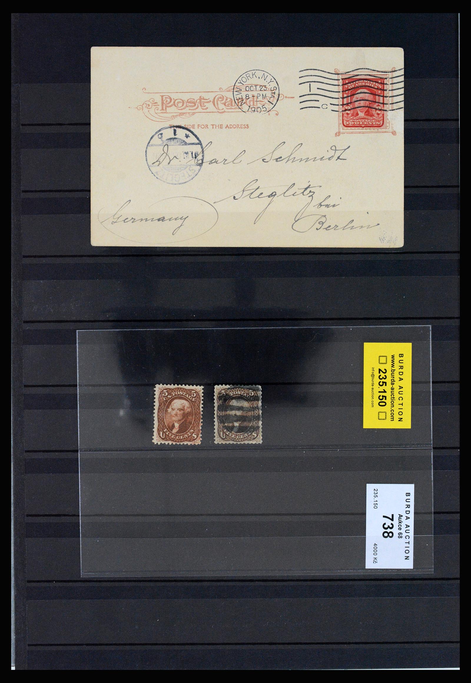 37136 009 - Postzegelverzameling 37136 USA 1847-1960.
