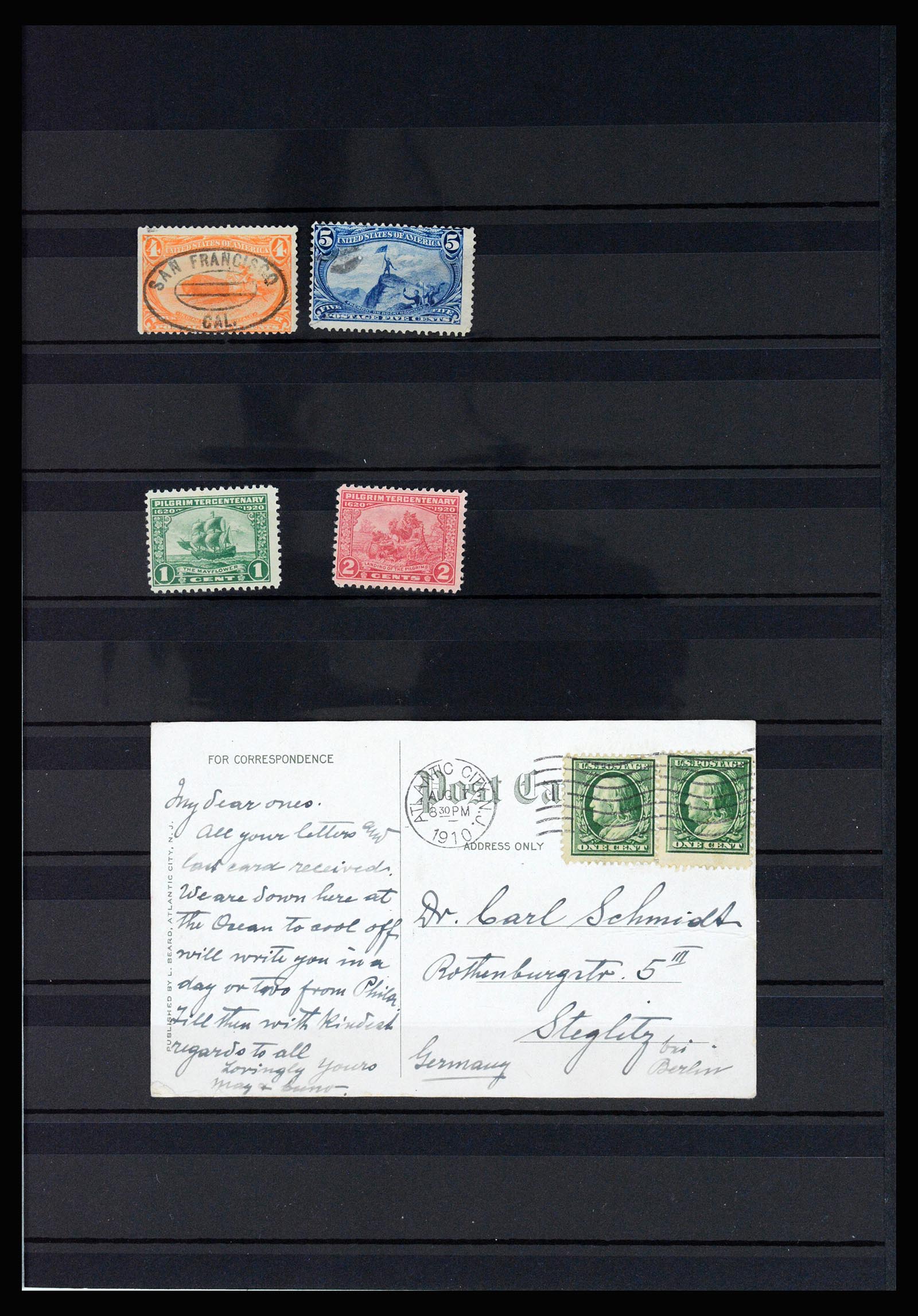 37136 011 - Postzegelverzameling 37136 USA 1847-1960.