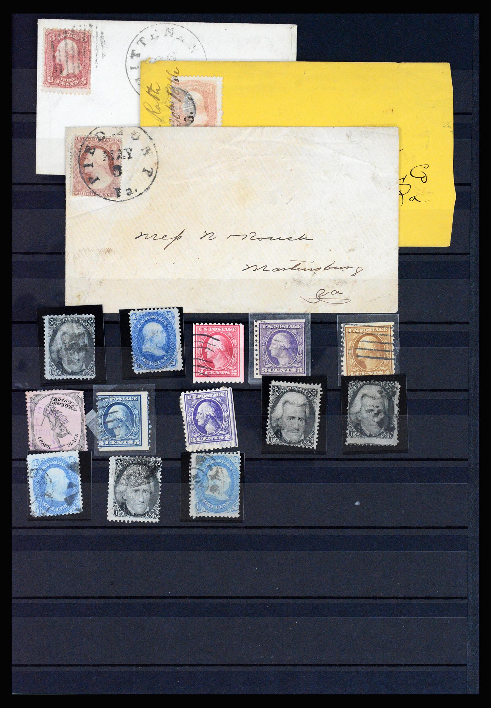 37136 013 - Postzegelverzameling 37136 USA 1847-1960.
