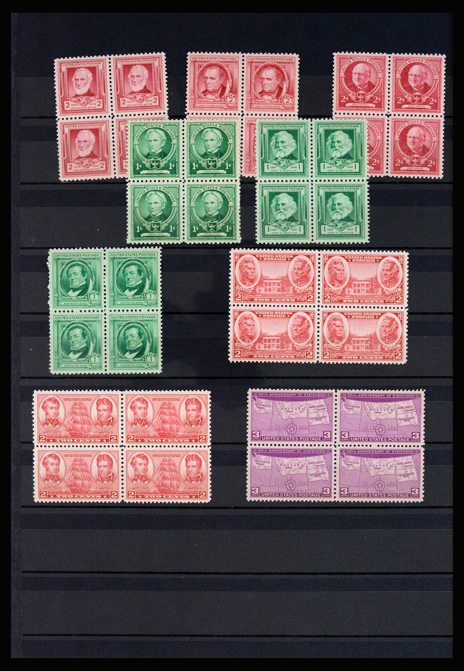 37136 020 - Postzegelverzameling 37136 USA 1847-1960.