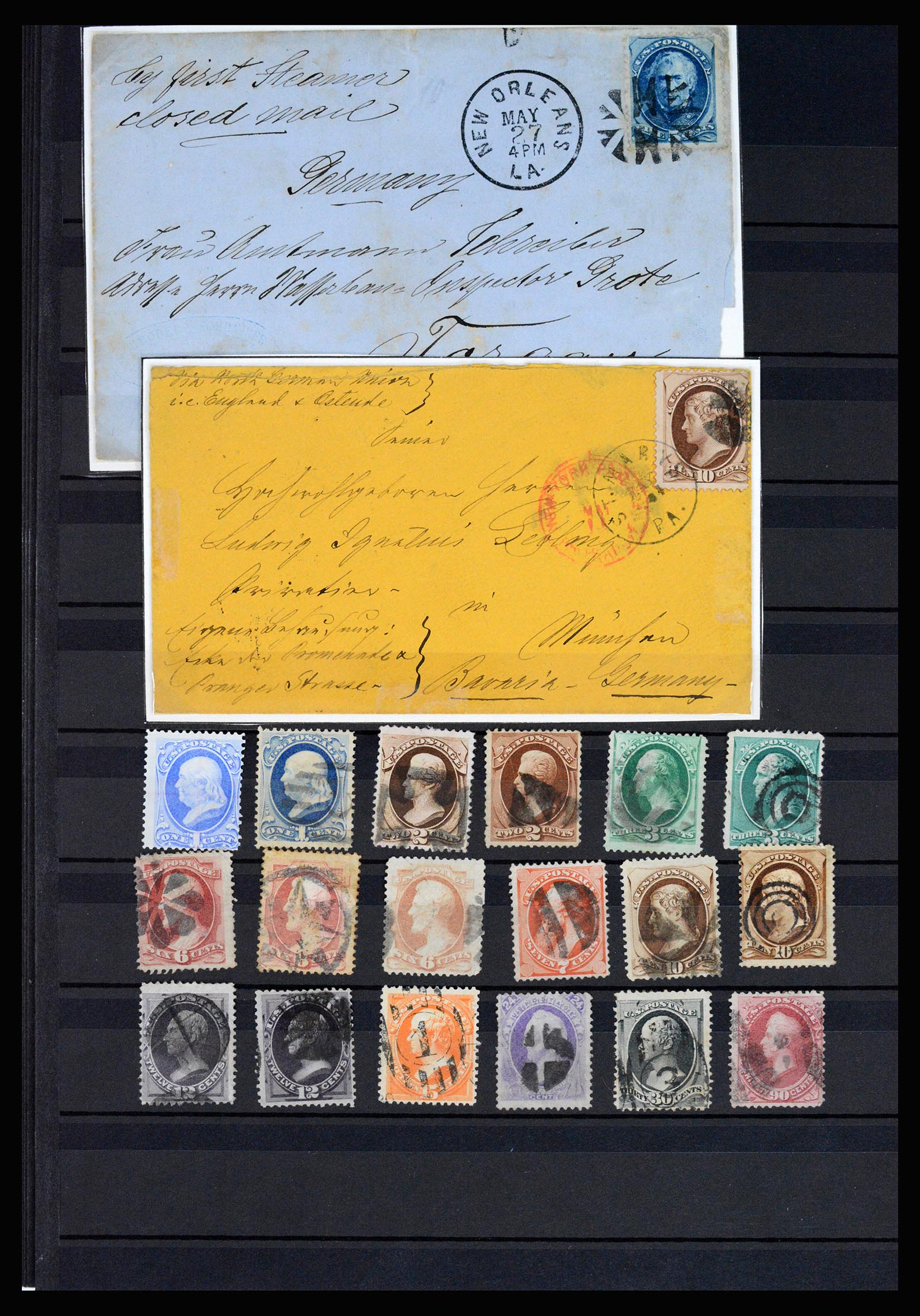 37136 023 - Postzegelverzameling 37136 USA 1847-1960.