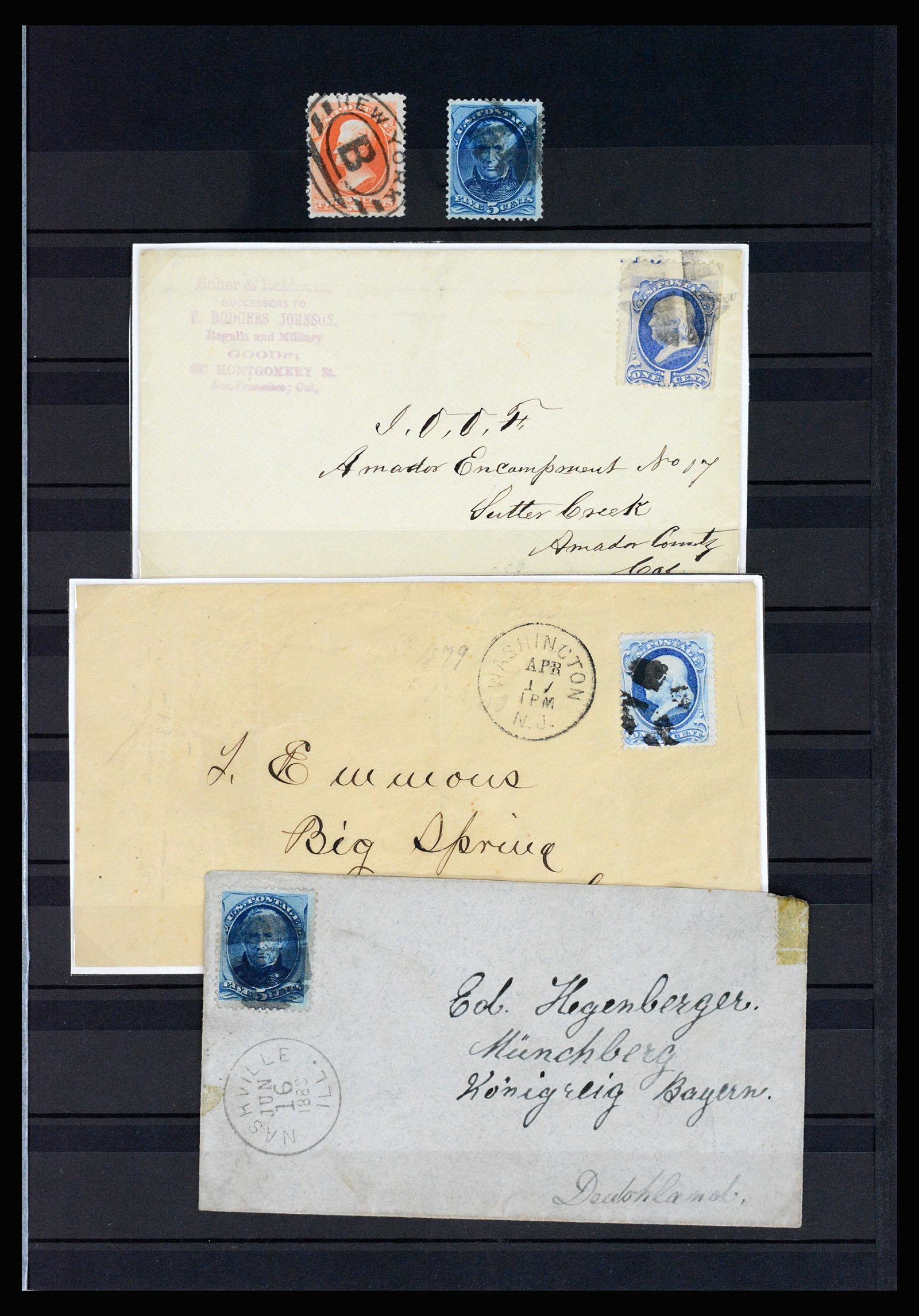 37136 024 - Postzegelverzameling 37136 USA 1847-1960.