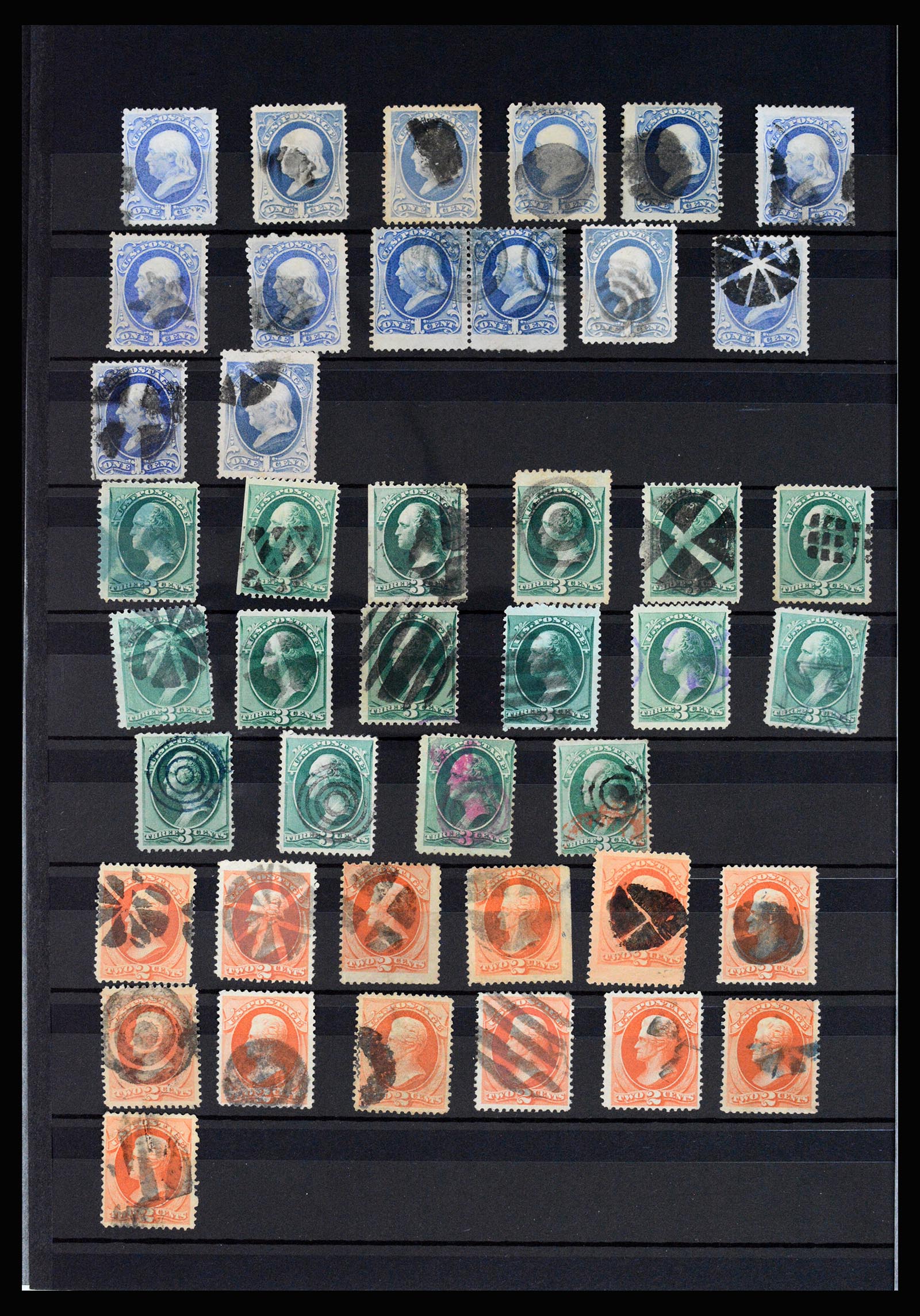 37136 025 - Postzegelverzameling 37136 USA 1847-1960.