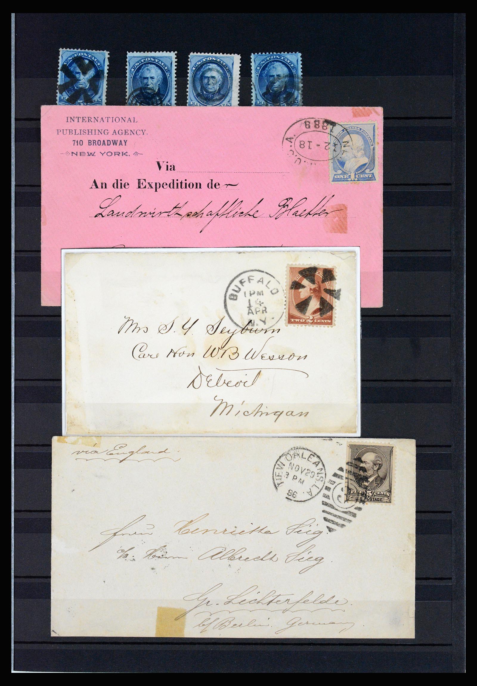 37136 026 - Postzegelverzameling 37136 USA 1847-1960.